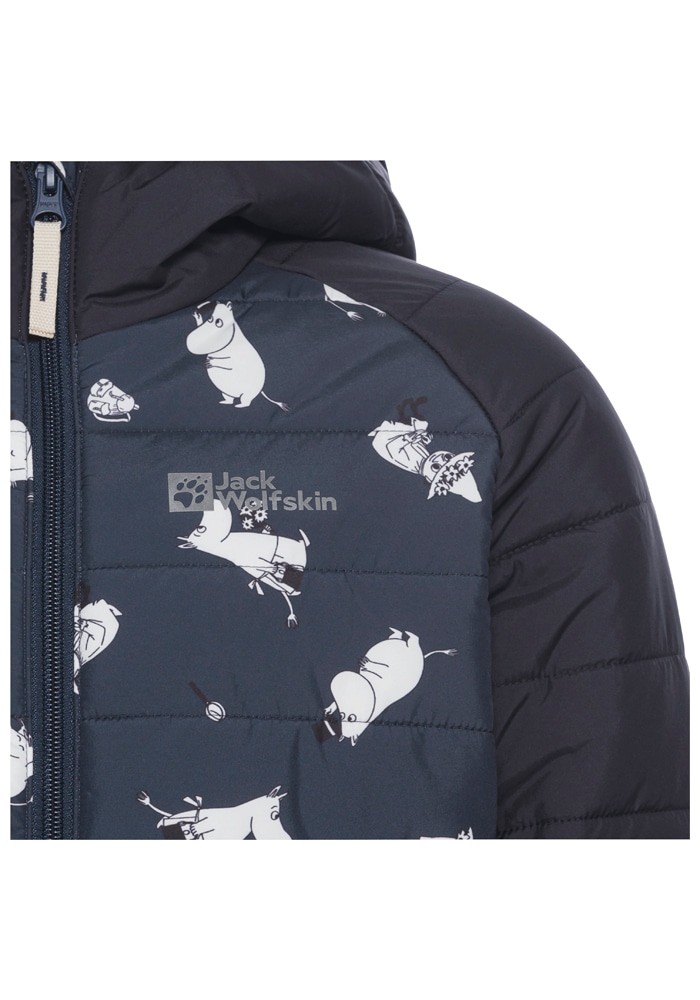 Jack Wolfskin Outdoorjacke »MOOMIN INS JACKET K«, mit Kapuze