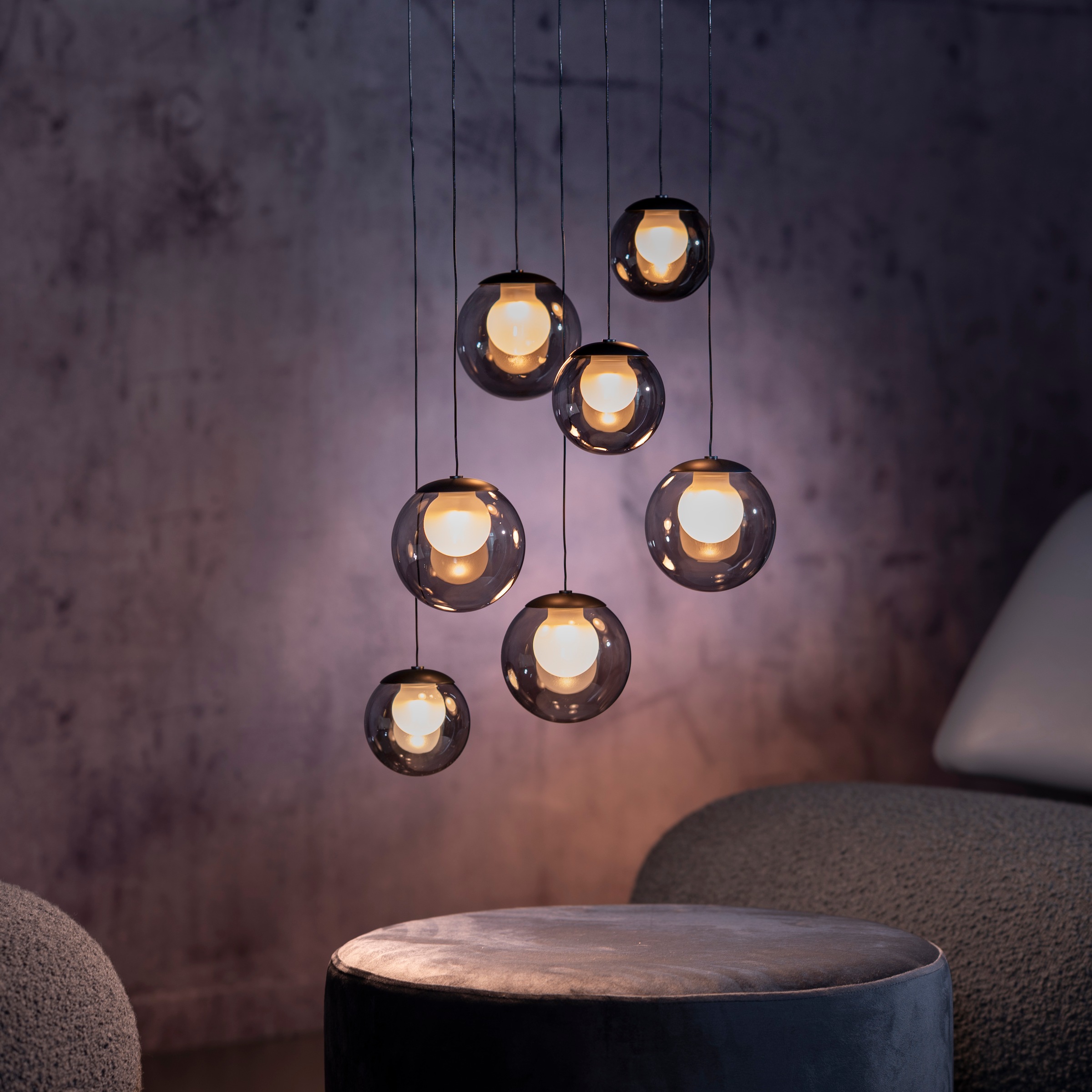 Neuhaus PURE LED Pendelleuchte »PURE Popup« LED-Board 1 Stk. warmweiß - kaltweiß Comfort Lift, CCT, dimmbar über Fernbedienung