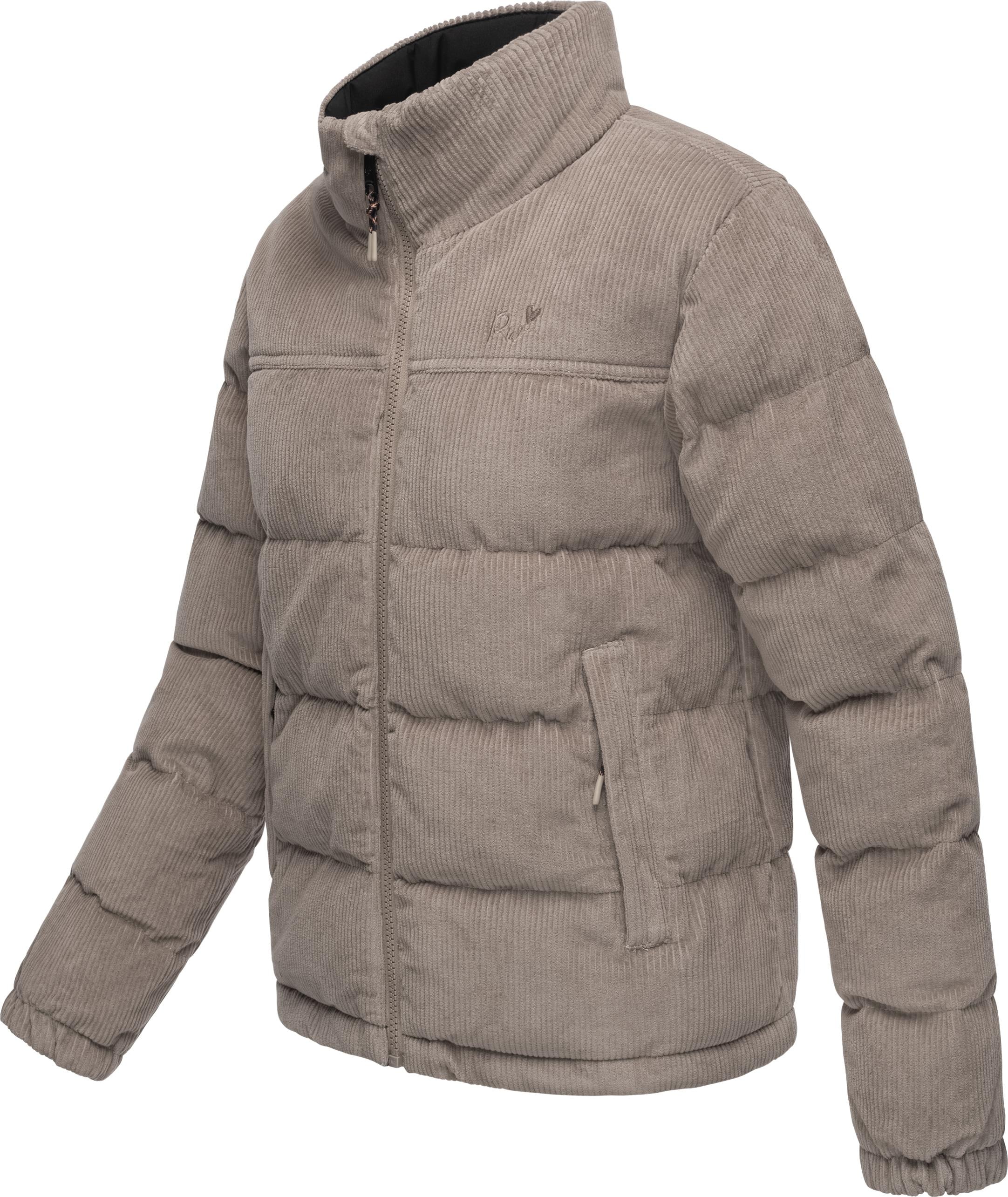 Ragwear Cordjacke »Uxia«, ohne Kapuze, Modische Damen Jacke in Cord mit wärmenden Innenfutter