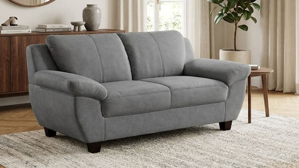 OTTO home 2-Sitzer "Sillkeborg 161 cm, formschönes Sofa mit dunklen Füßen" aus haustierfreundlichem Pet Friendly Bezug