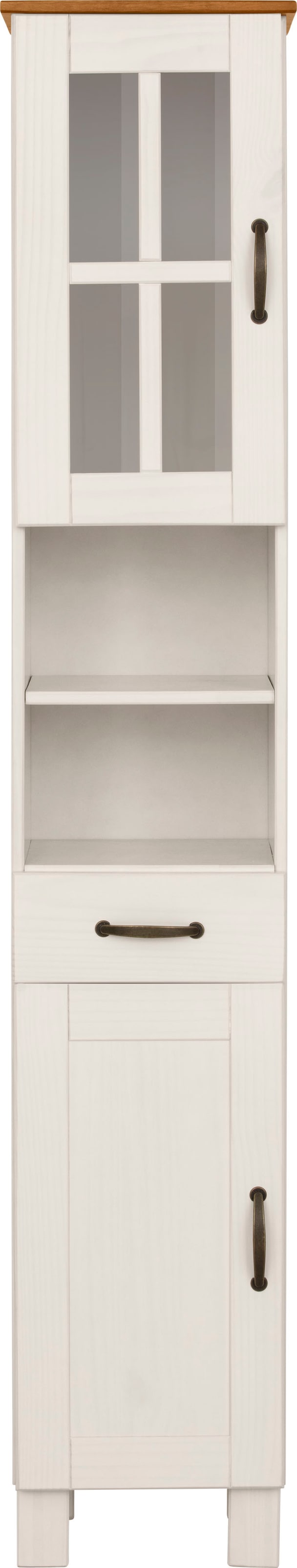 Home affaire Hochschrank »Rodby«, FSC®-zertifiziertes Massivholz, Breite 33 cm, Höhe 180 cm