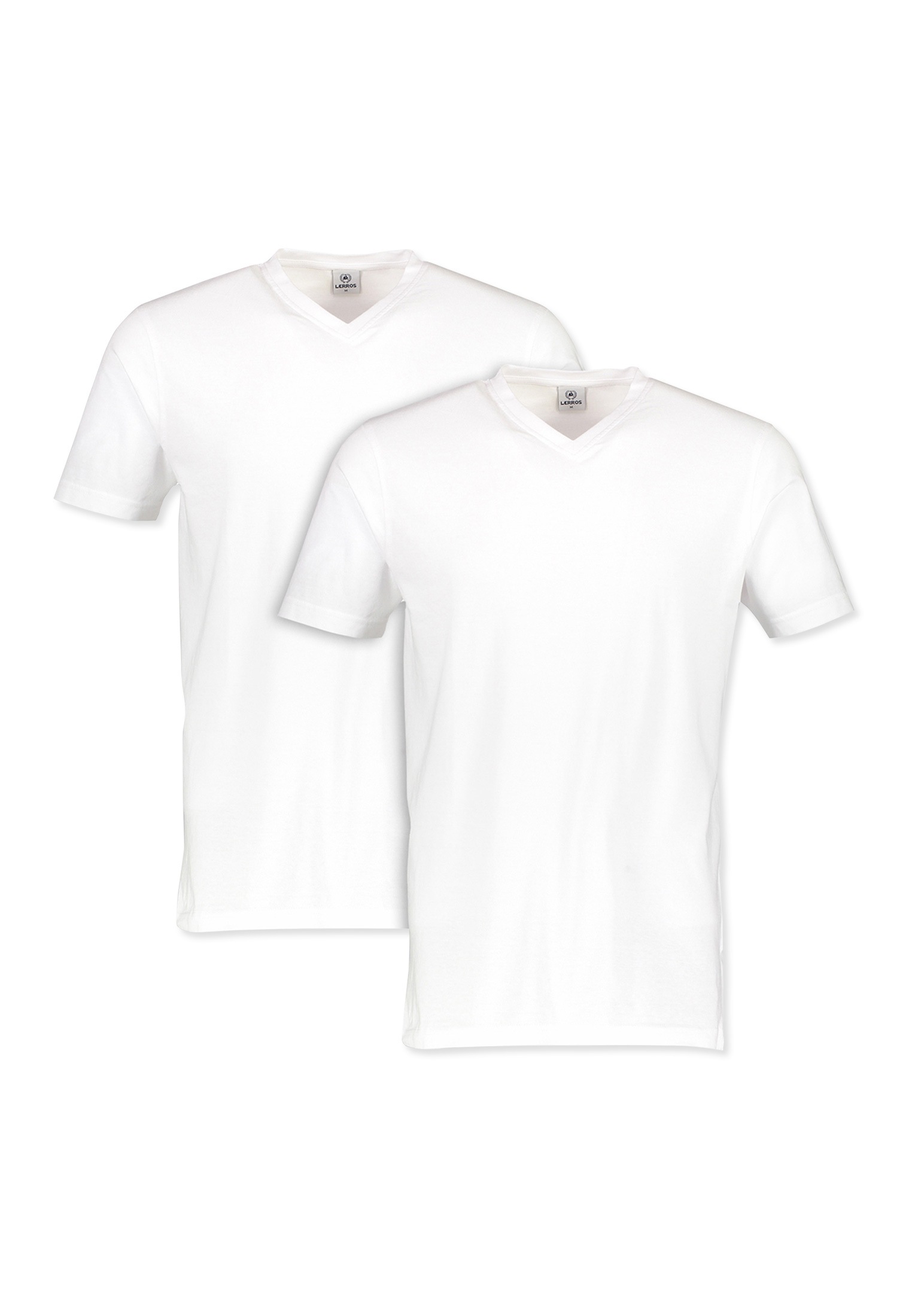 LERROS T-Shirt "V-Neck Doppelpack T-Shirt in Premium Baumwollqualität" günstig online kaufen