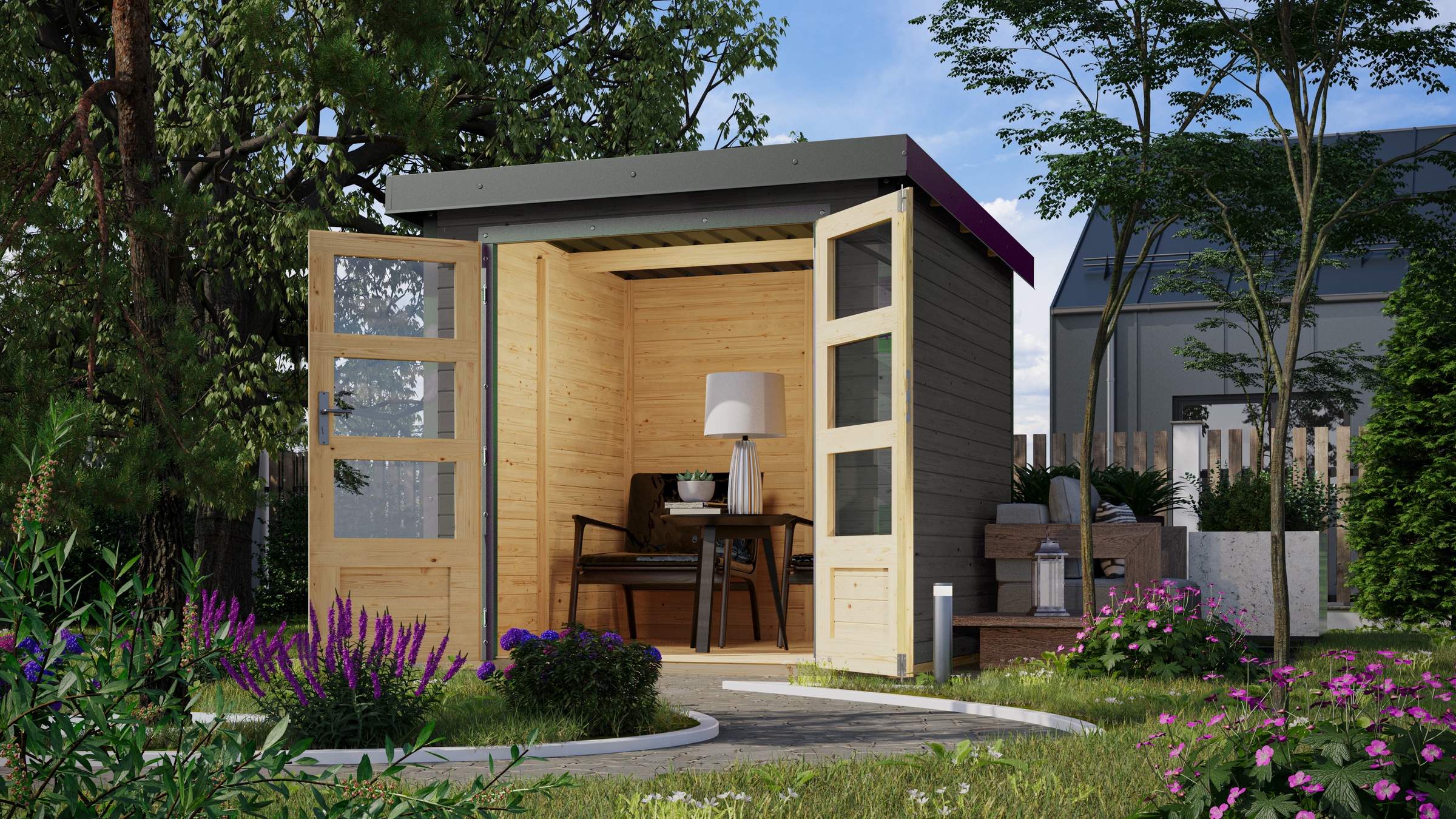 Karibu Gartenhaus »Jupiter 2 B«