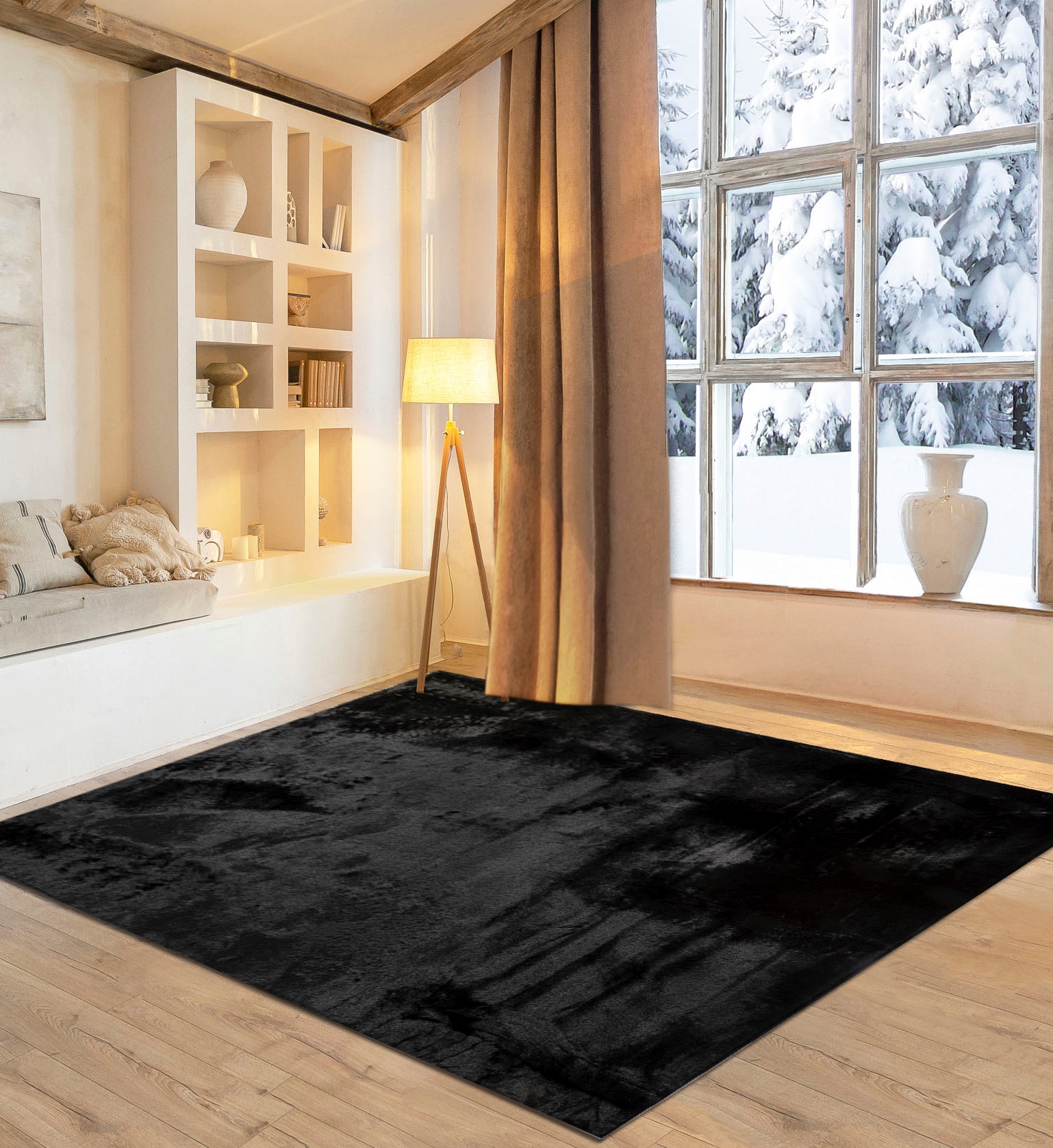 OTTO home Fellteppich "Guidel" rechteckig 30 mm Höhe Kunstfell, Kuscheltepp günstig online kaufen