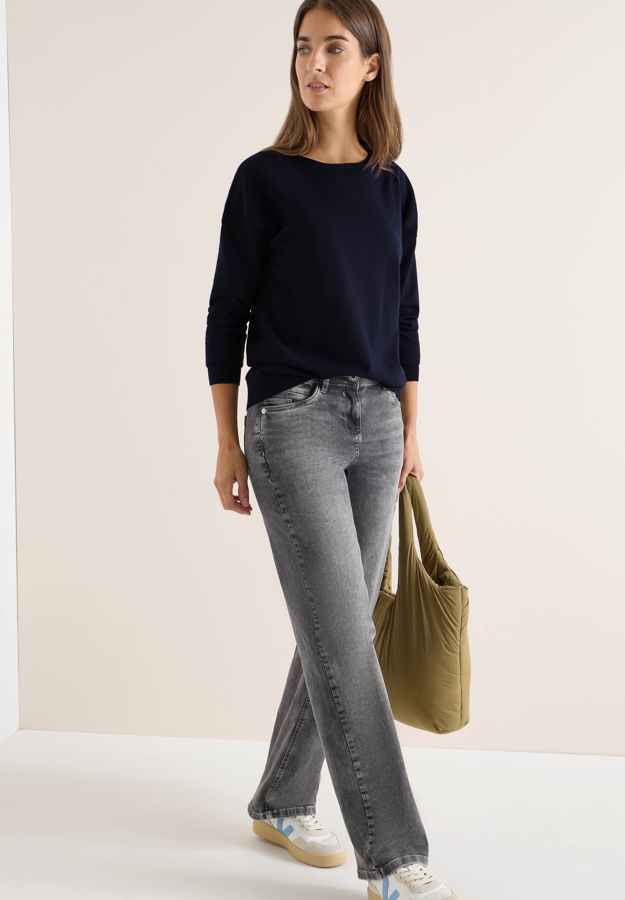 Cecil Strickpullover mit Strukturdetail