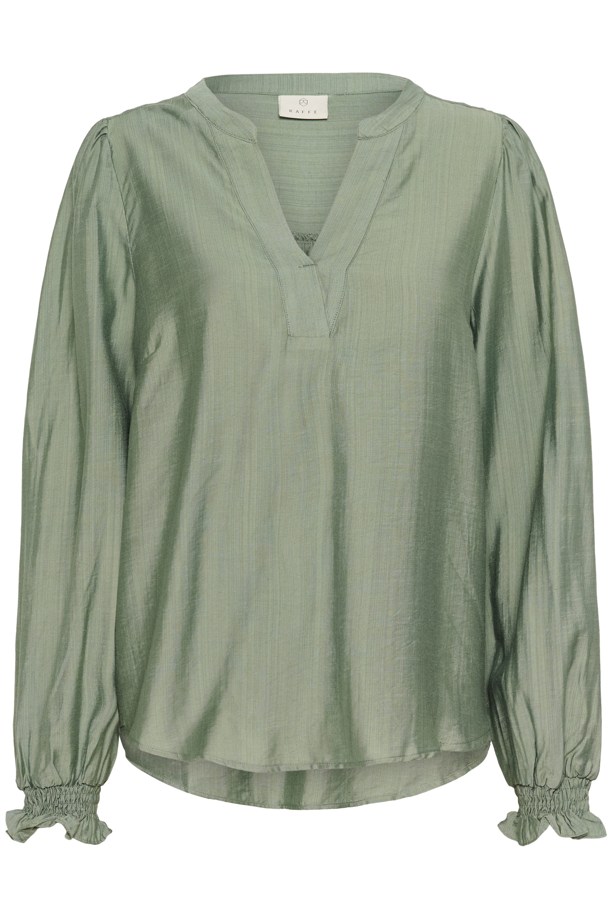 KAFFE Langarmbluse "Damen Langarm-Bluse KAmariana"