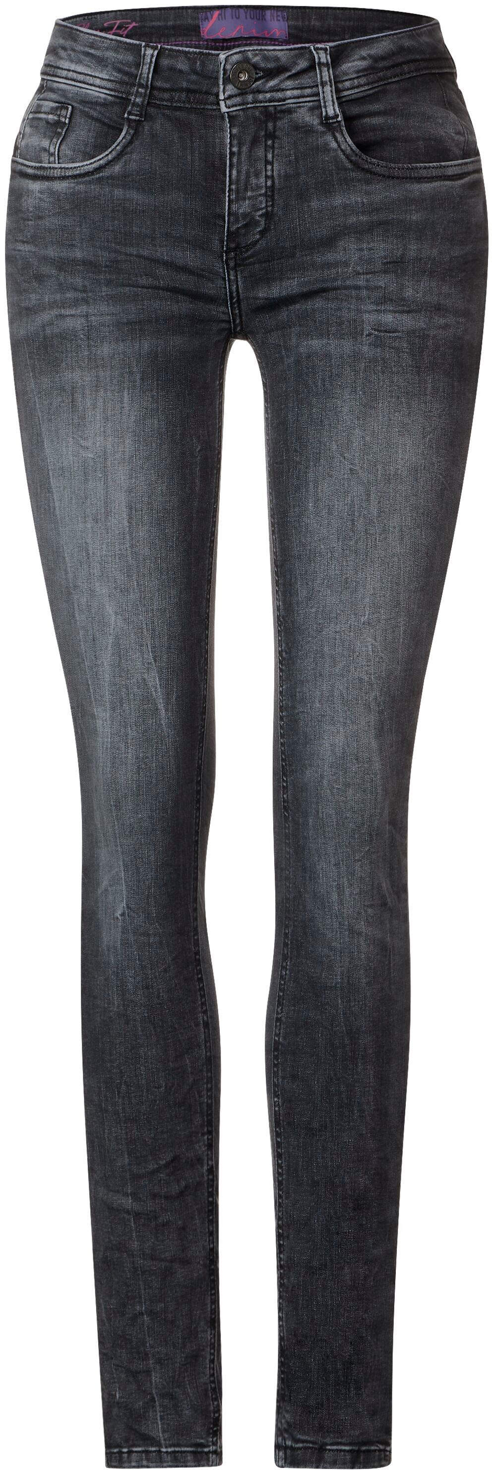 STREET ONE Skinny-fit-Jeans, | schmalem kaufen BAUR mit für Bein