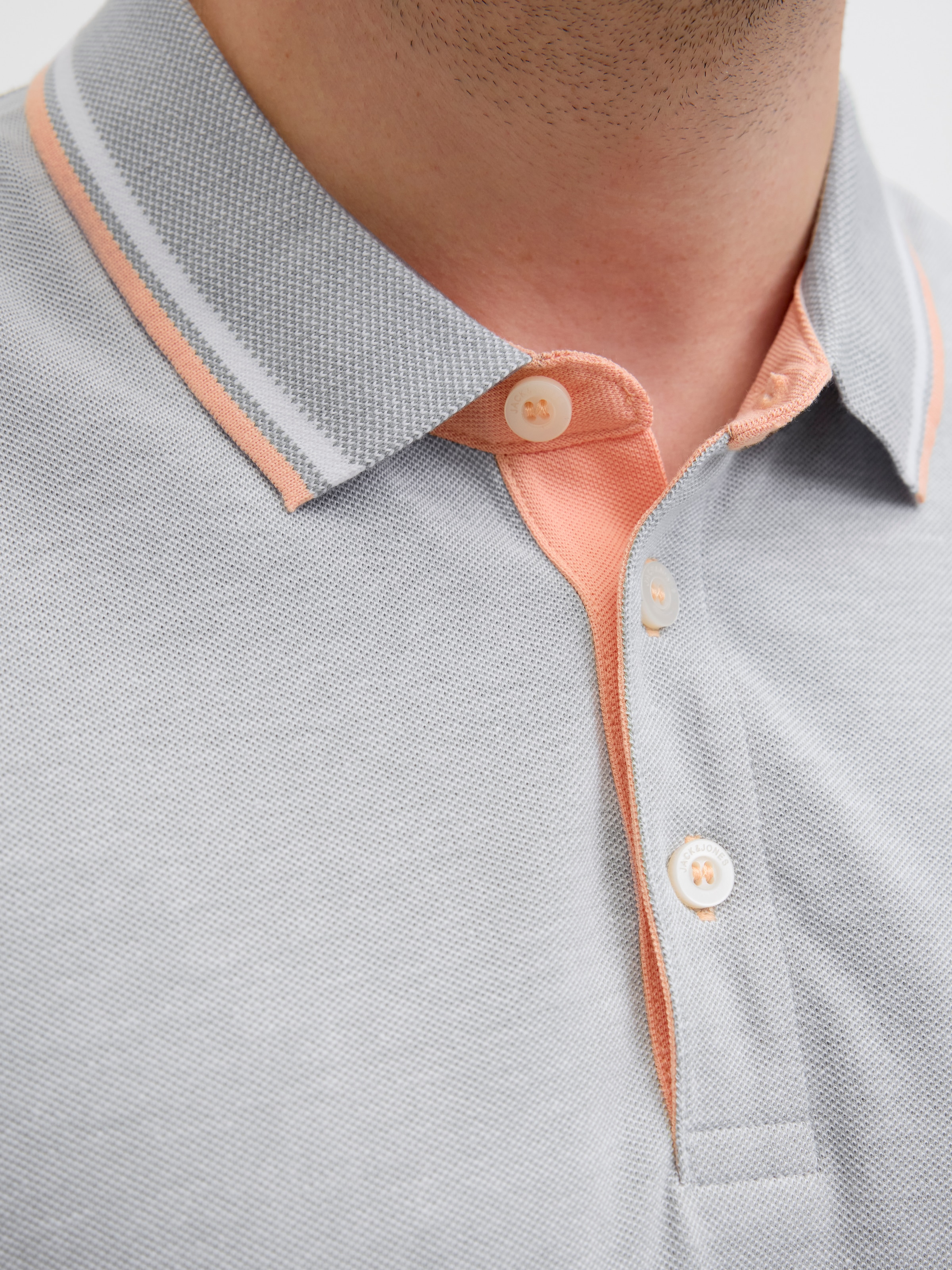 Jack & Jones PlusSize Poloshirt »JJEPAULOS POLO SS NOOS PLS« Baumwolle, regular fit