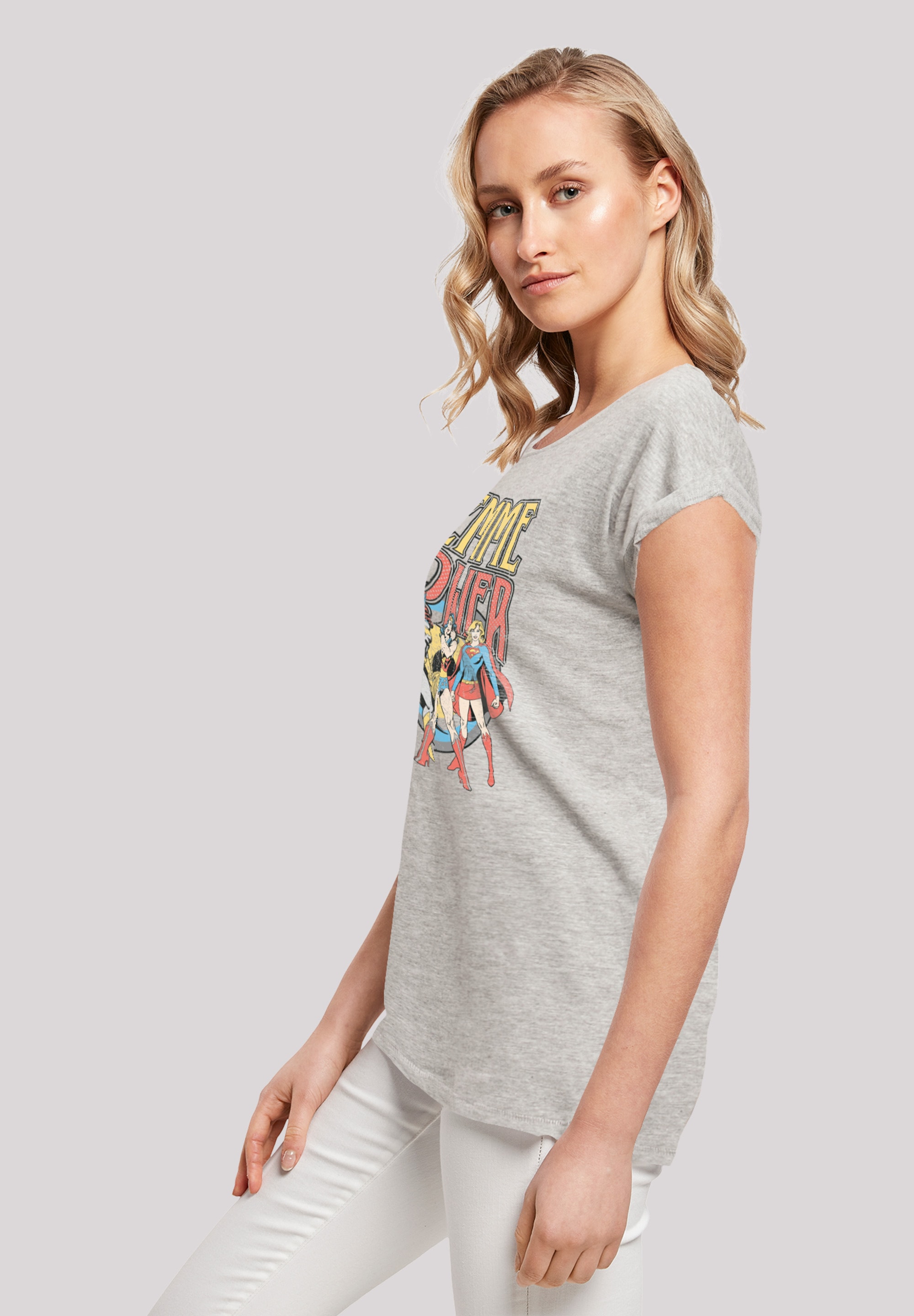 F4NT4STIC T-Shirt »DC Comics Superhelden Wonder Woman Femme Power«, Print