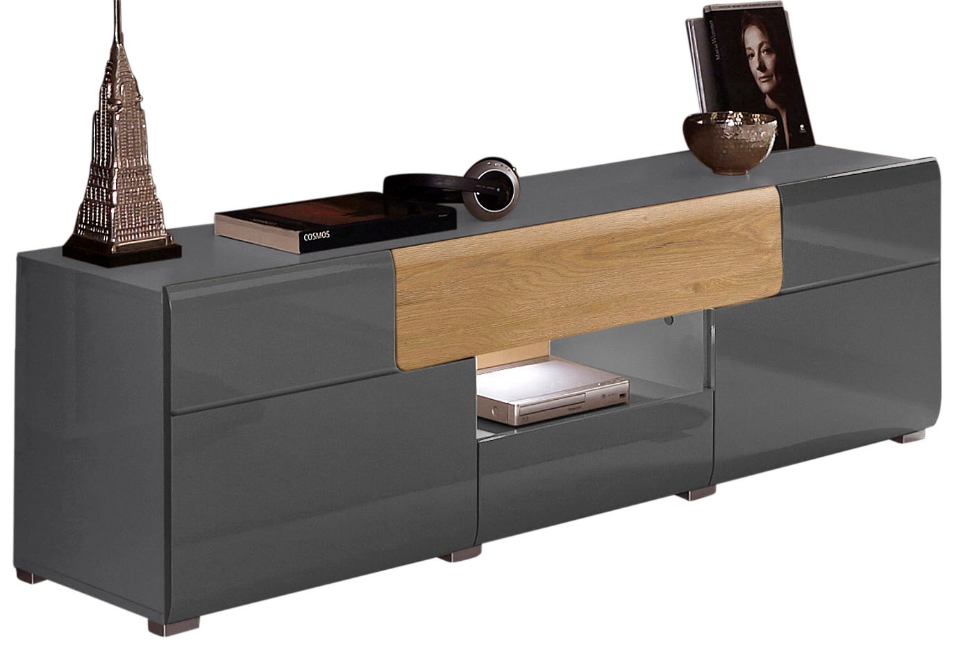 OTTO home Lowboard "Toledo,Breite 159cm, trendige TV-Schrank mit dekorative günstig online kaufen