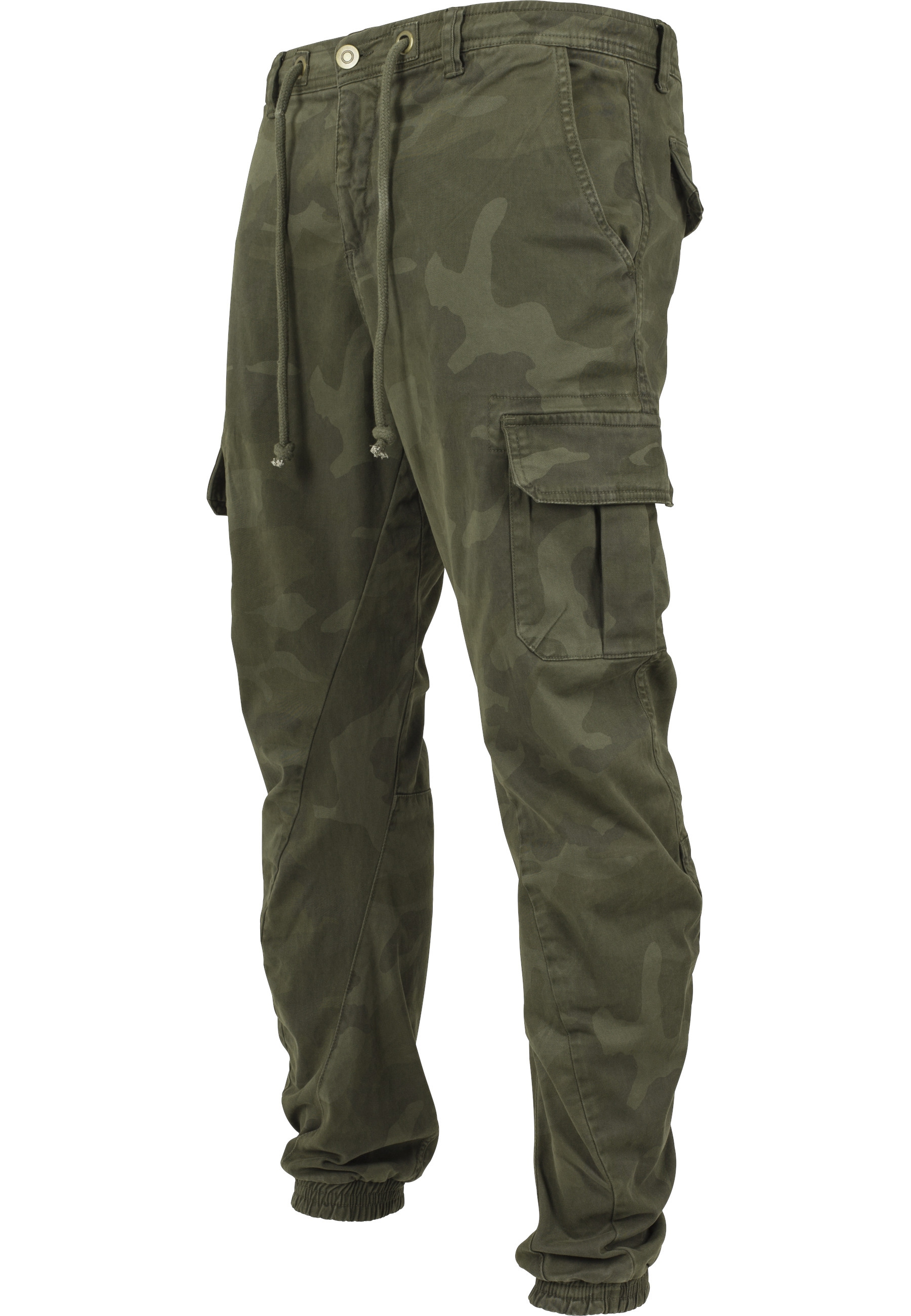 URBAN CLASSICS Cargohose »Urban Classics Herren Camo Cargo Jogging Pants«