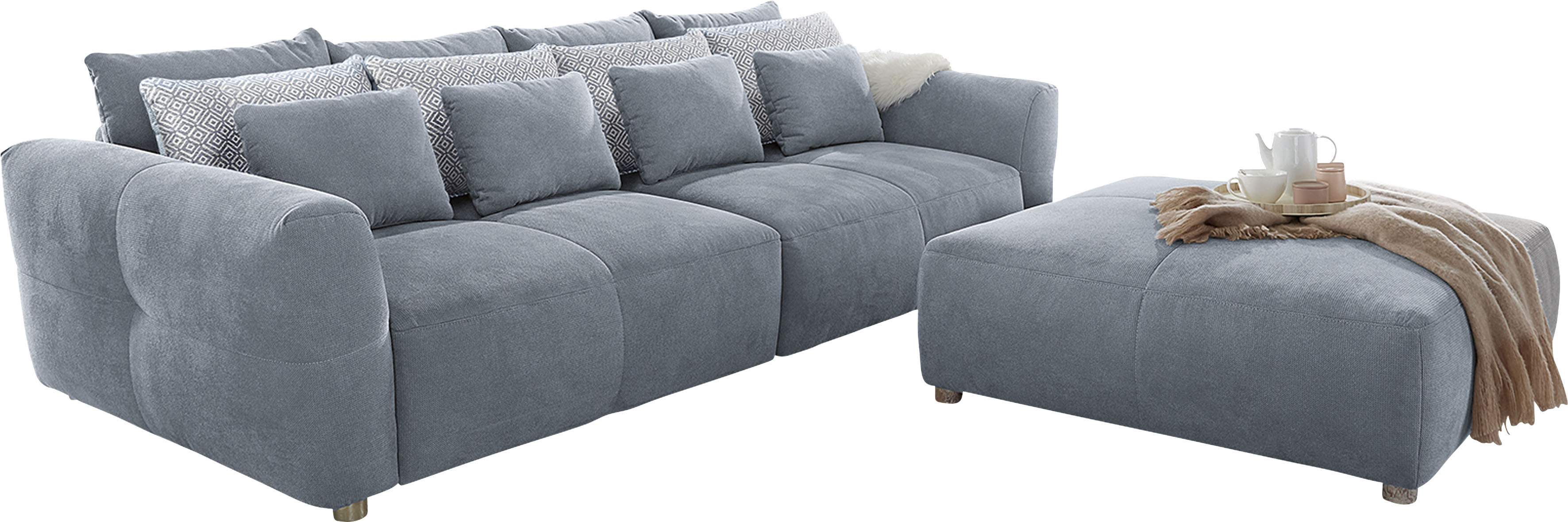 Thumbnail - Jockenhöfer Gruppe Big-Sofa "Gulliver" mit Federkernpolsterung für kuscheligen, angenehmen Sitzkomfort