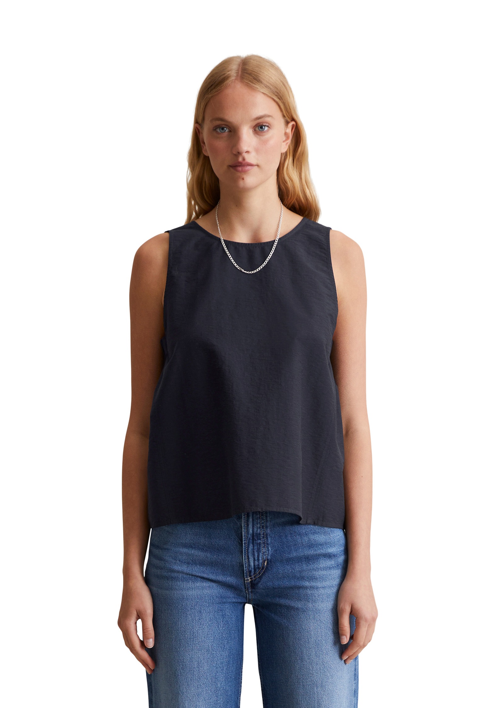 Marc OPolo DENIM Blusentop "aus Organic-Cotton-Mix" günstig online kaufen