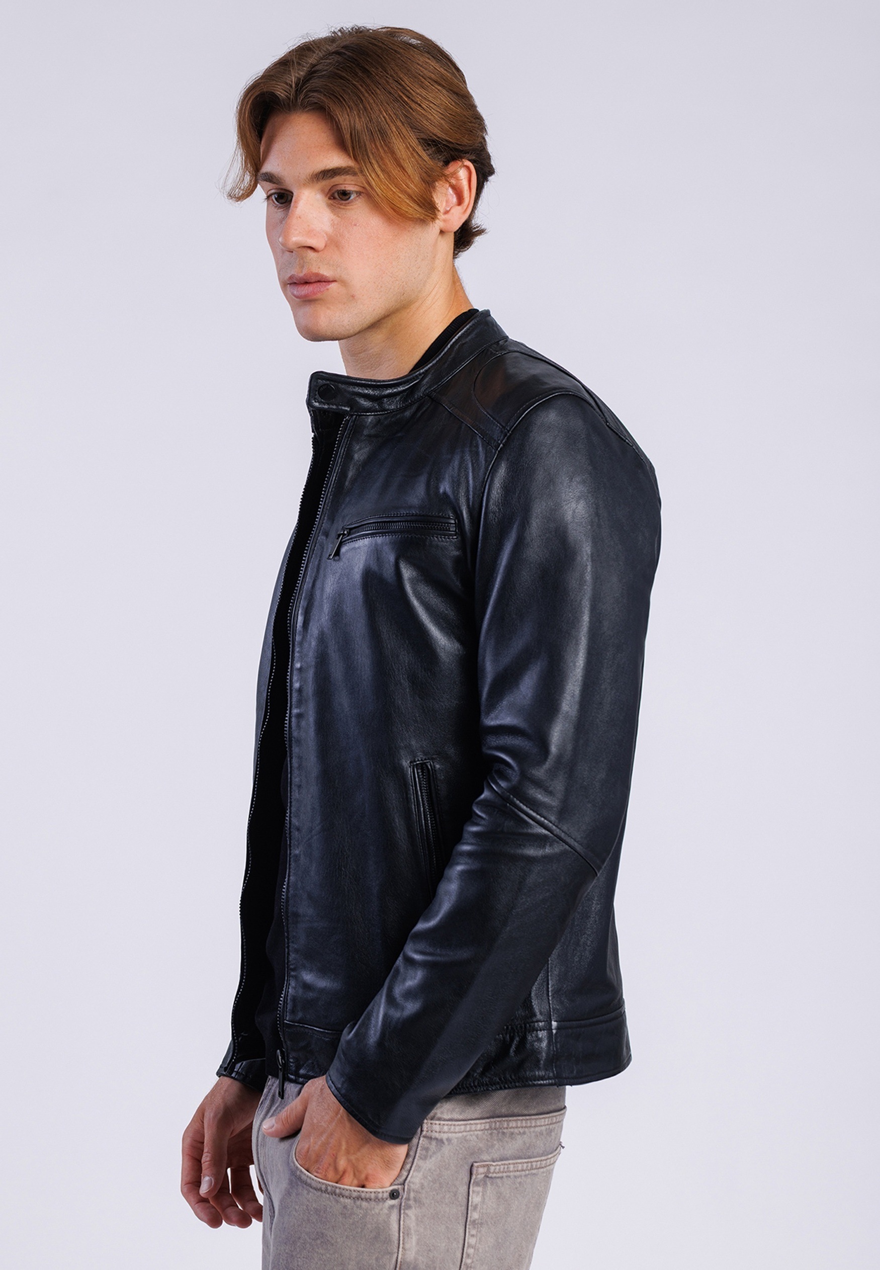 Freaky Nation Lederjacke »Lucky Jim-FN NYV«