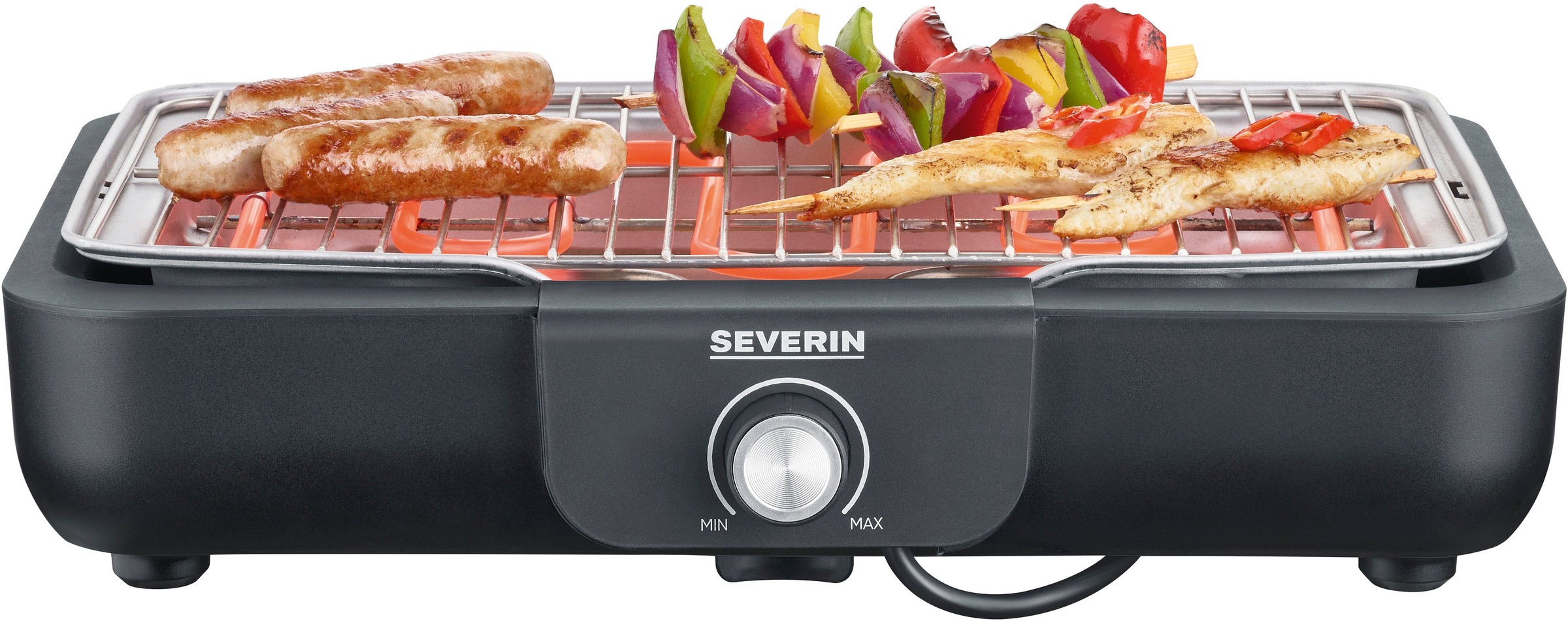 Severin Tischgrill "PG 8554 mit Grillrost", 2300 W, Schnelle Aufheizzeiten günstig online kaufen