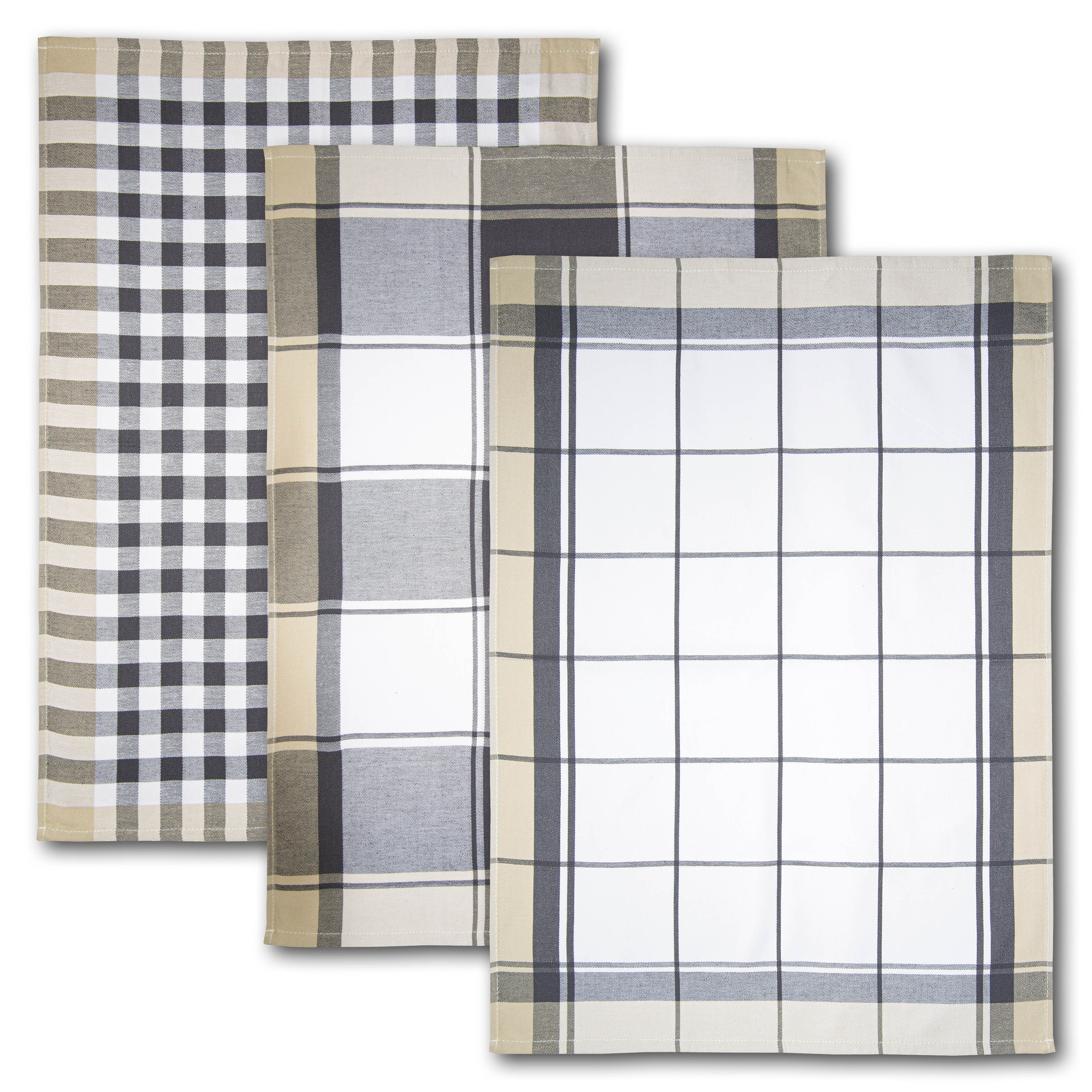 Dyckhoff Geschirrtuch "KARO, Maße je Tuch ca. 50x70 cm, aus 100% Baumwolle" günstig online kaufen