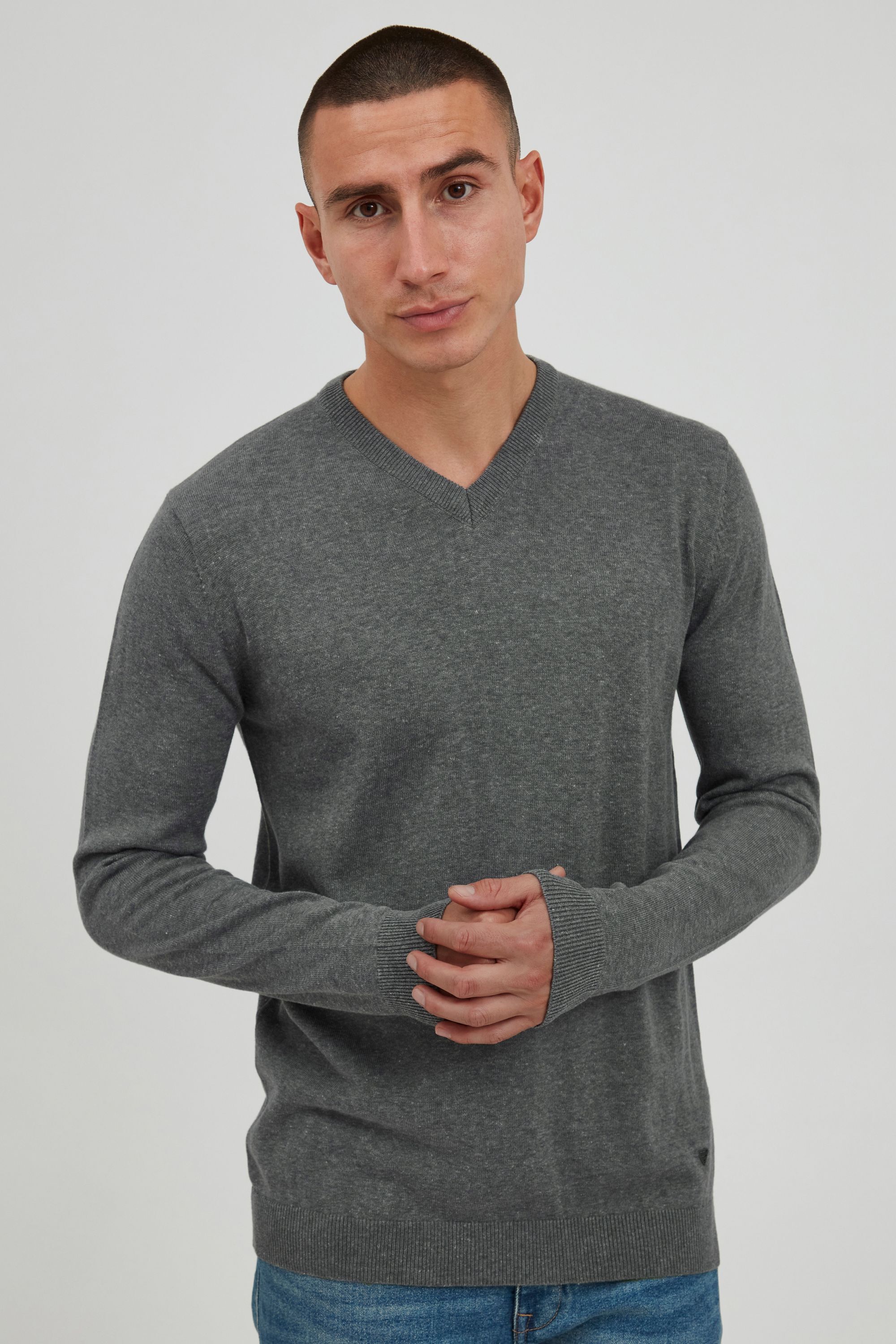 11 Project Strickfleece-Pullover "Strickpullover PRIngmar" günstig online kaufen