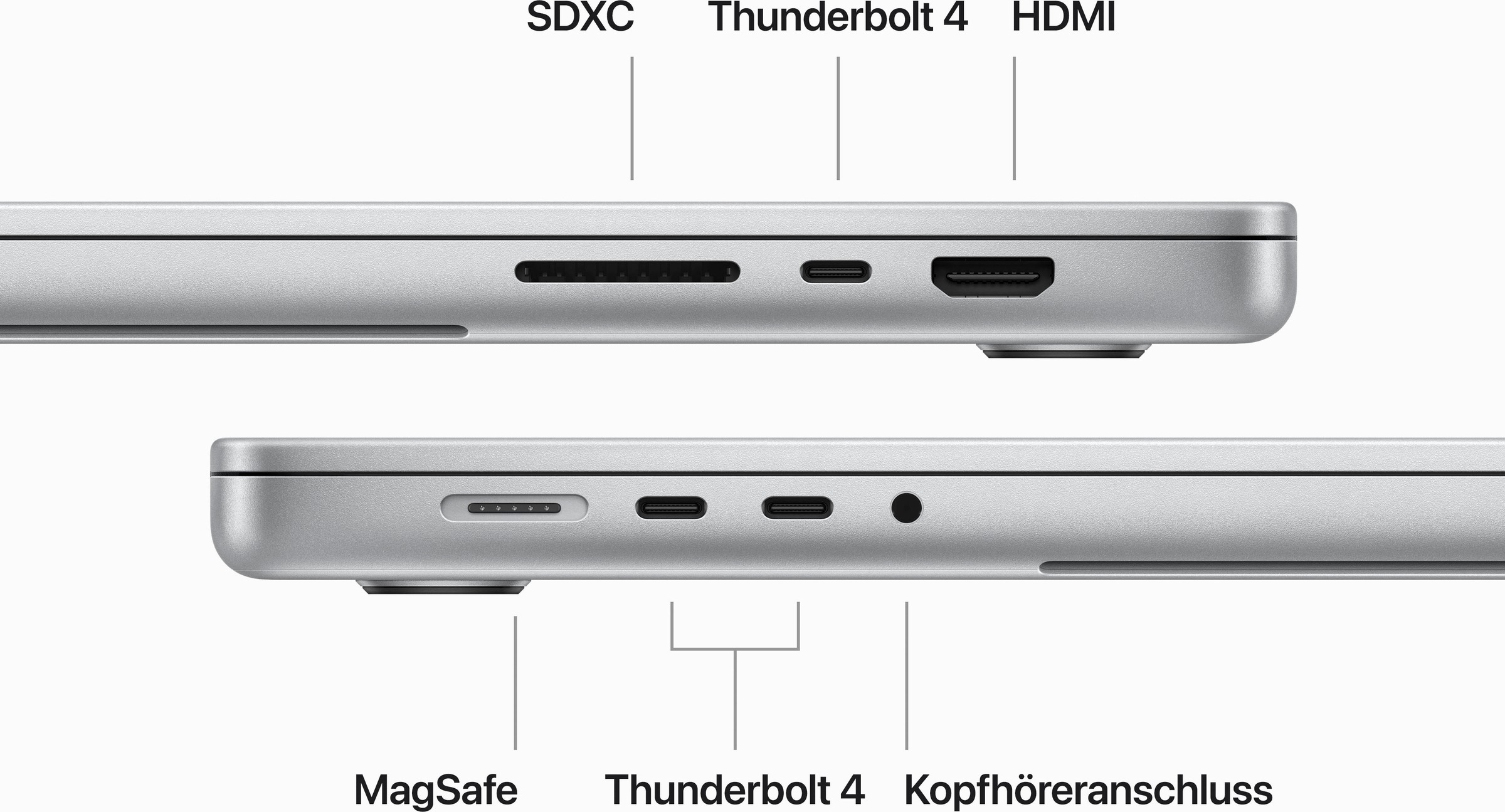 Apple Notebook »MacBook Pro 16''«, 41,05 cm, / 16,2 Zoll, Apple, M3 Pro, 18-Core GPU, 2000 GB SSD