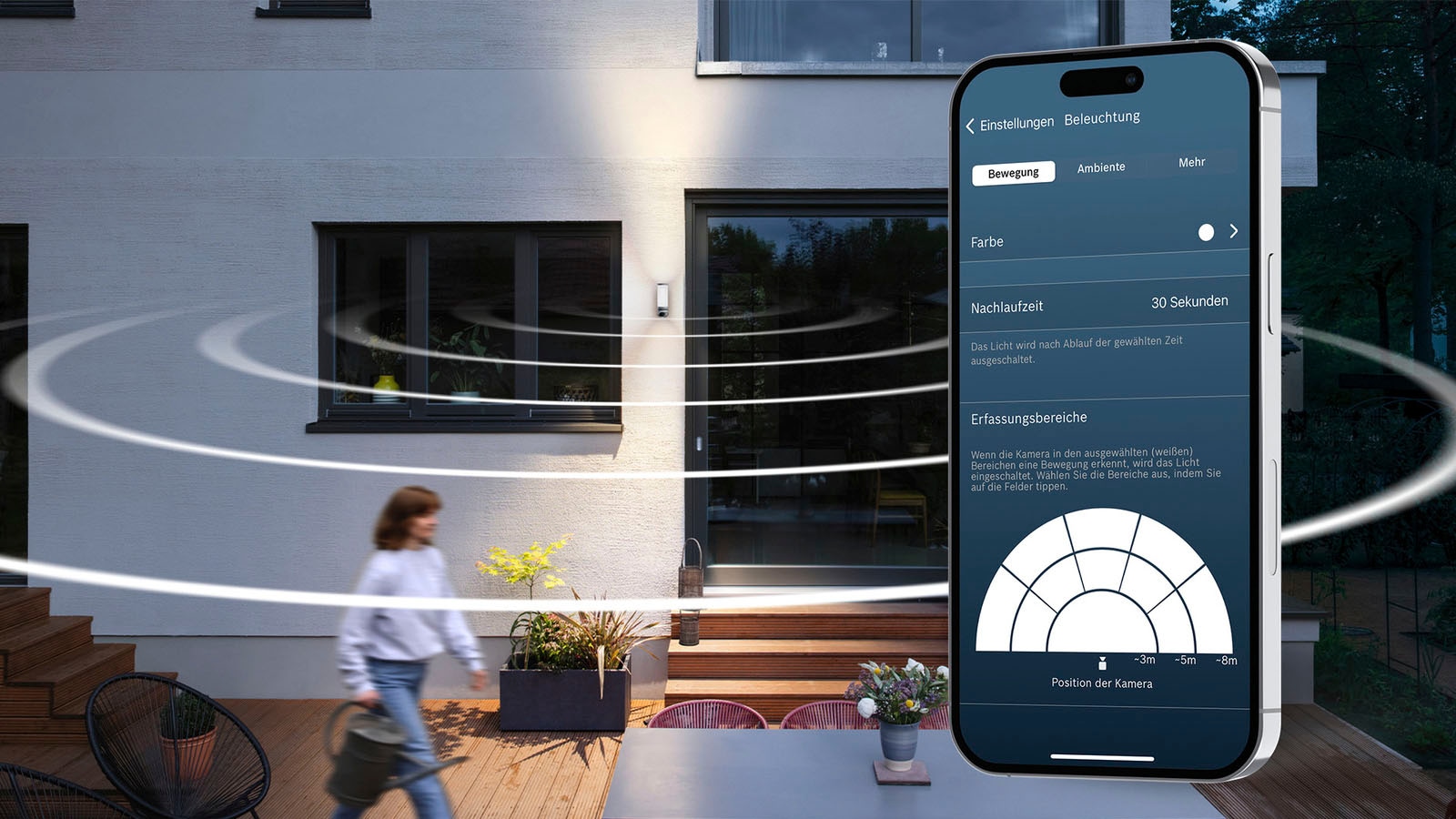 BOSCH Smart Home Kamera »Smart Home Eyes II«, Außenbereich