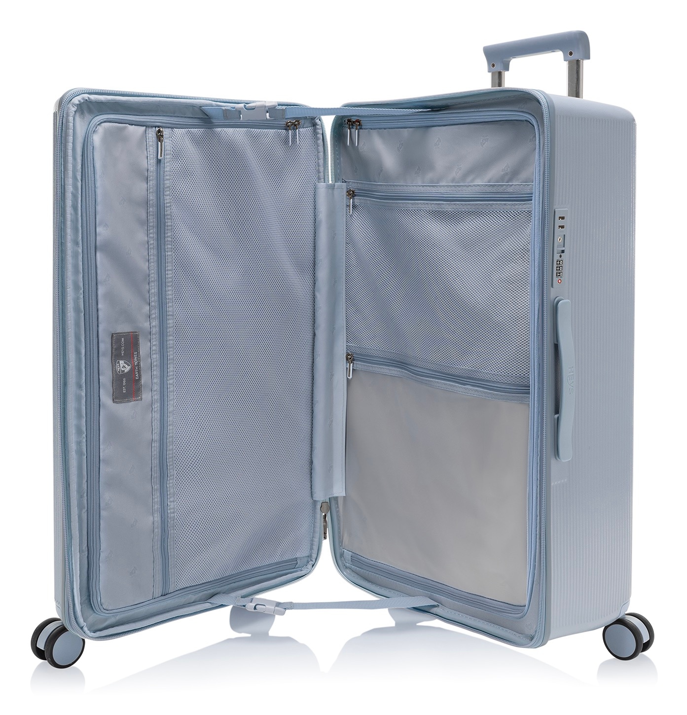 Heys Hartschalen-Trolley »Earth Tone Trunk L«, 4 Rollen, Trunk-Koffer Hartschalen-Koffer TSA-Schloss Volumenerweiterung
