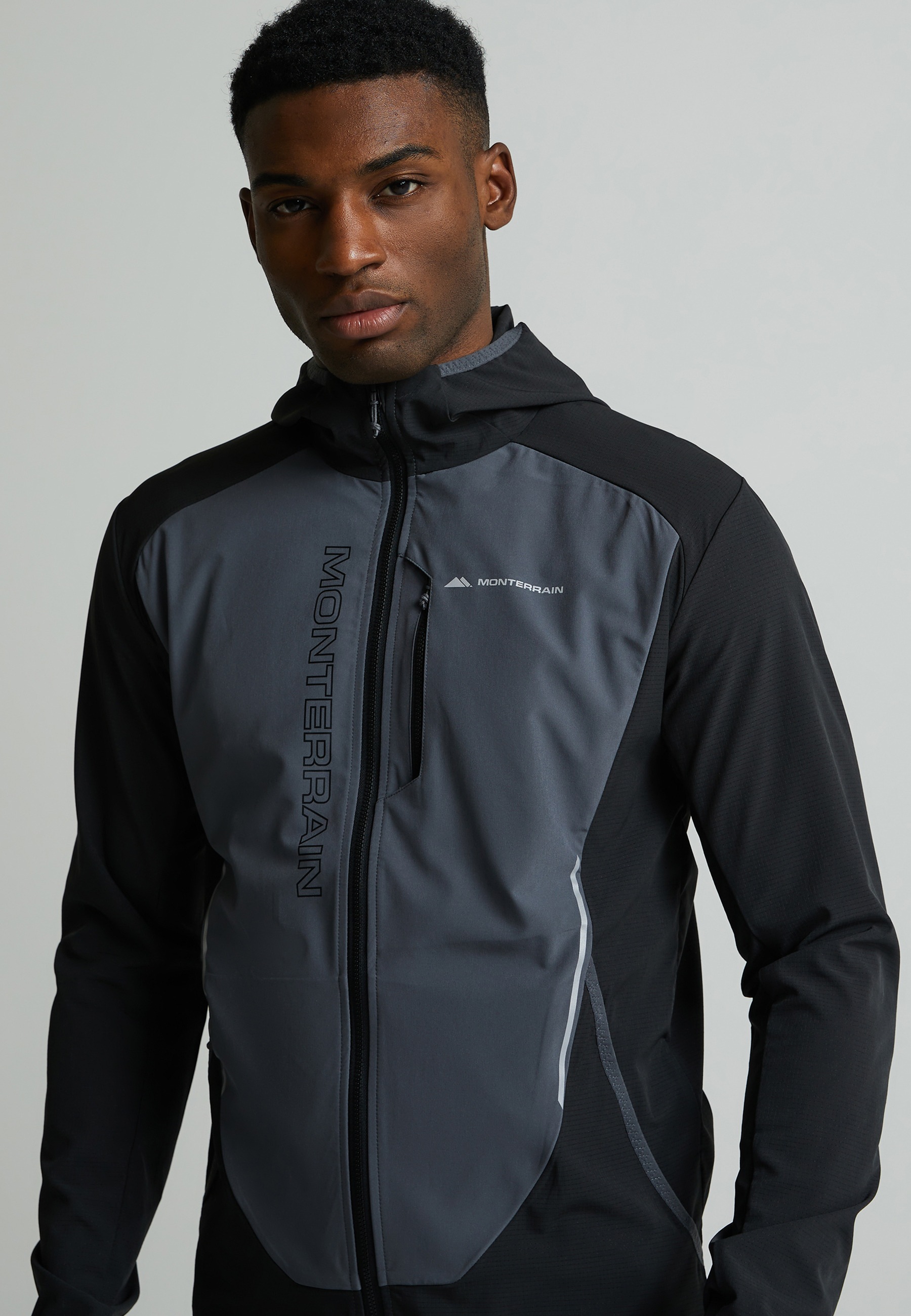Monterrain Outdoorjacke »Monterrain EXTEND WOVEN HOODY« 1 Stk. tlg. ohne Kapuze