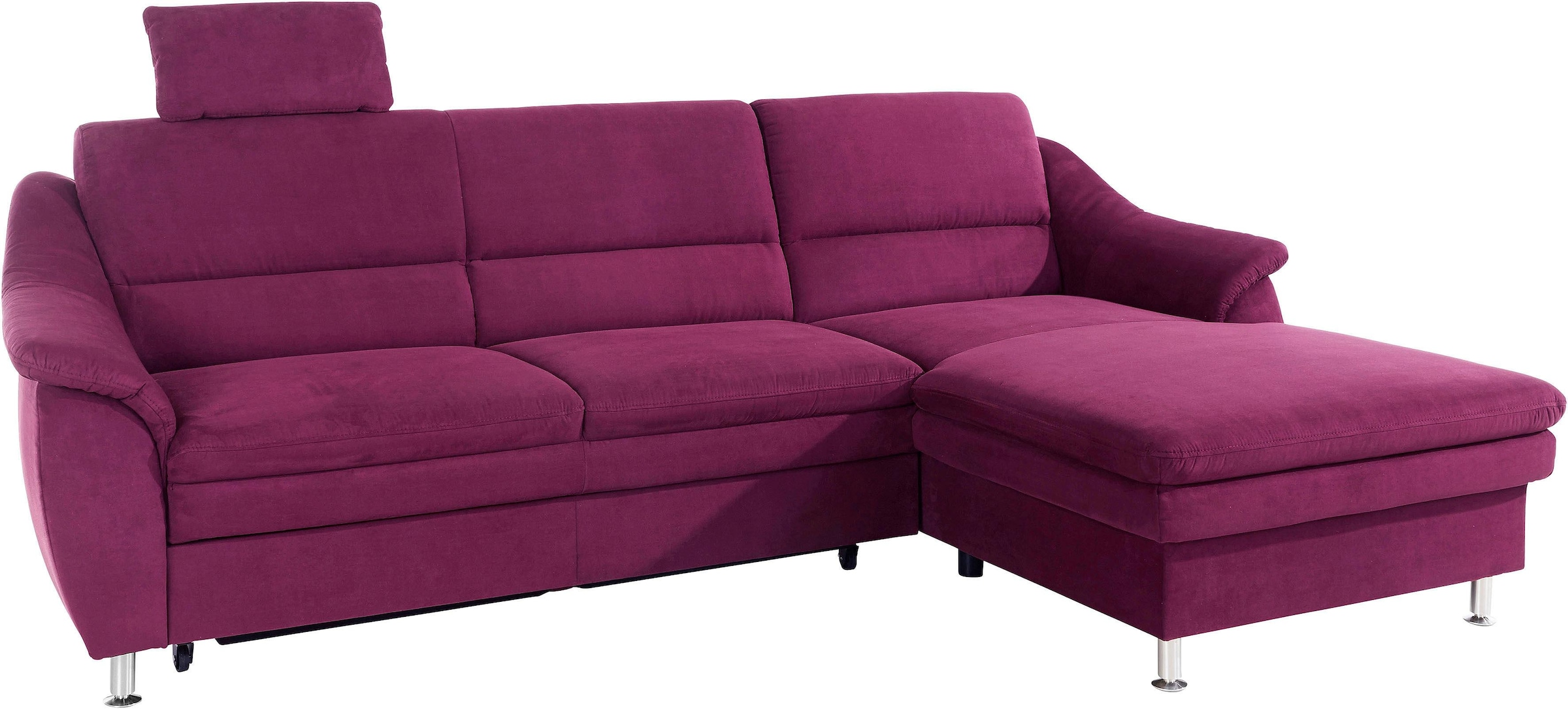 sit&more Ecksofa »Cardoso L-Form«, mit Federkern, wahlweise mit Bettfunktion