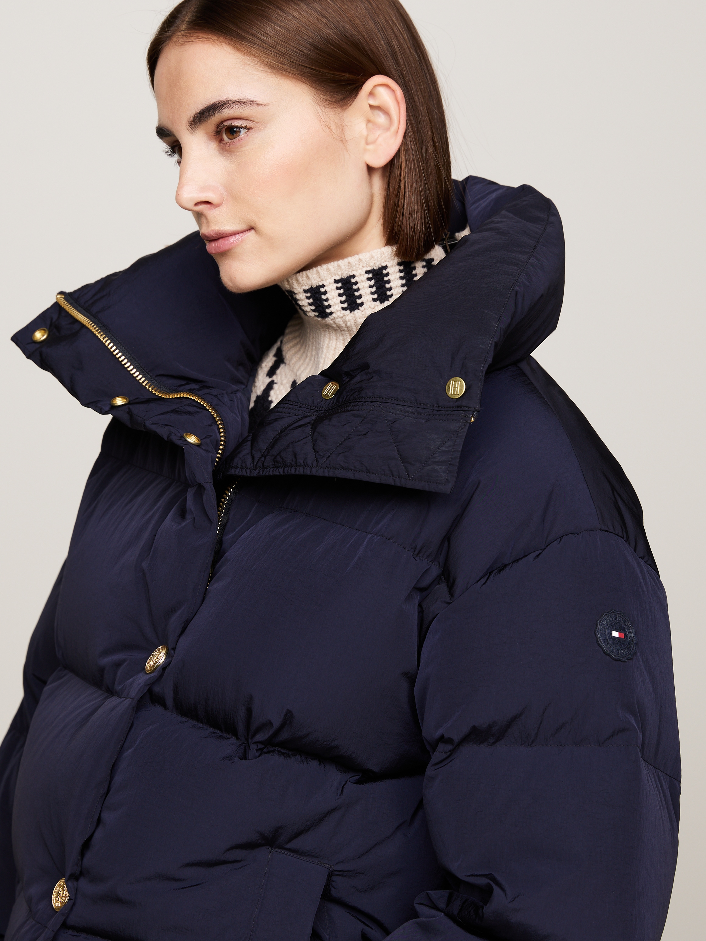 Tommy Hilfiger Steppjacke, mit Logorpägung