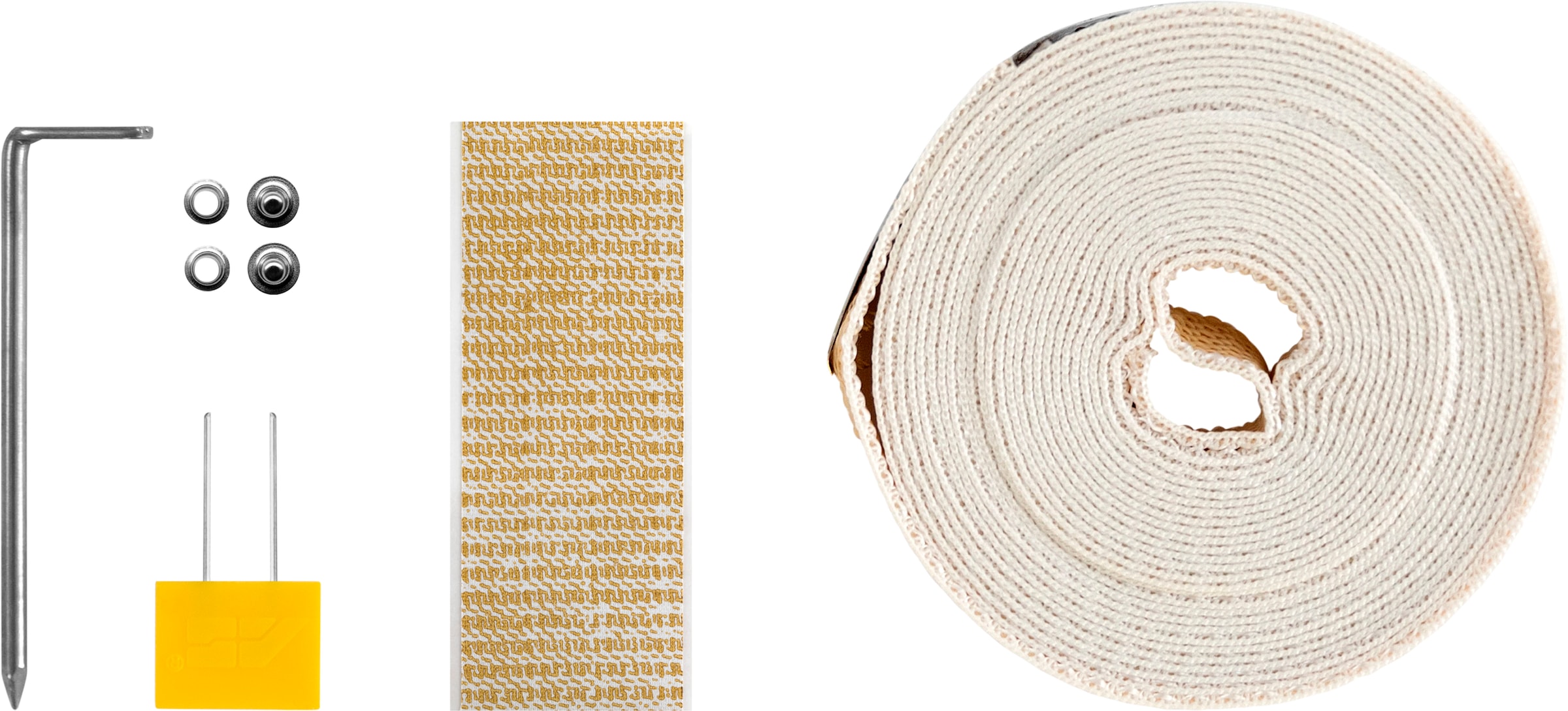 SCHELLENBERG Reparatur-Set »Rollladen Gurtfix für das Rollladensystem Mini« Set, 1 Stk. tlg. für alte Gurtbänder in unterschiedlichen Farben, 14 mm x 4,3 m