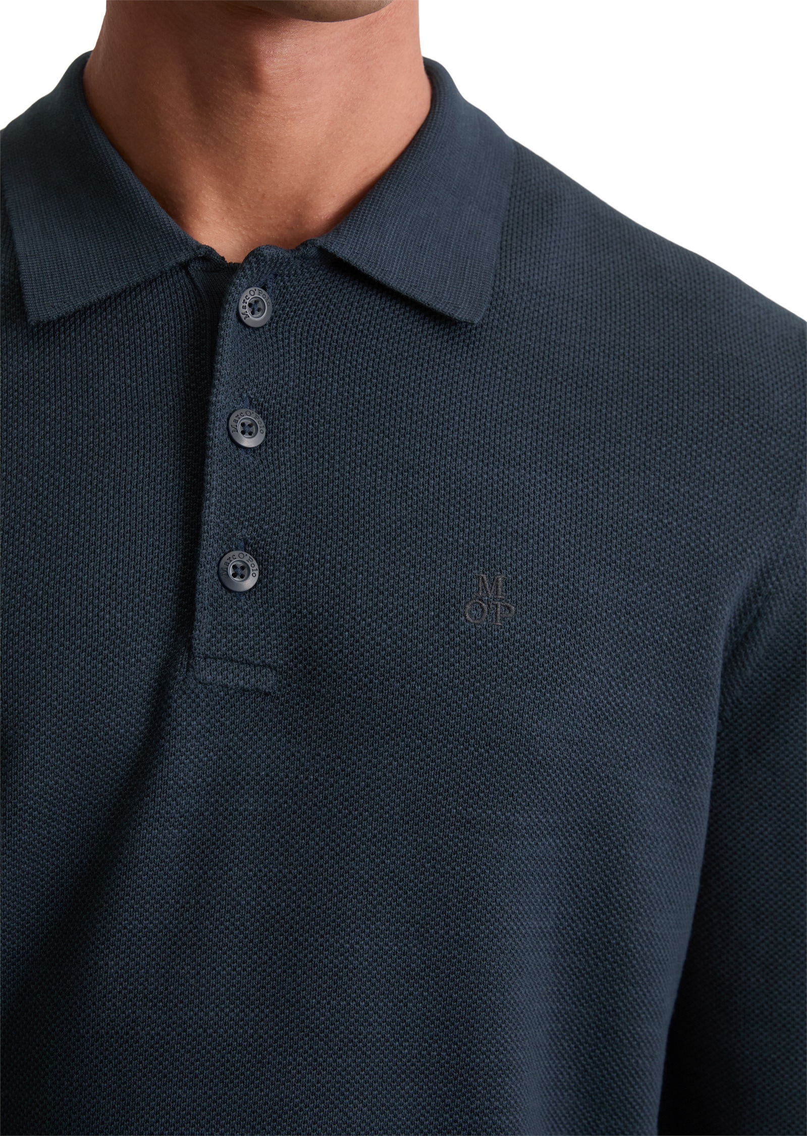 Marc O'Polo Rollkragenpullover »aus feinem Bio-Baumwoll-Piqué«