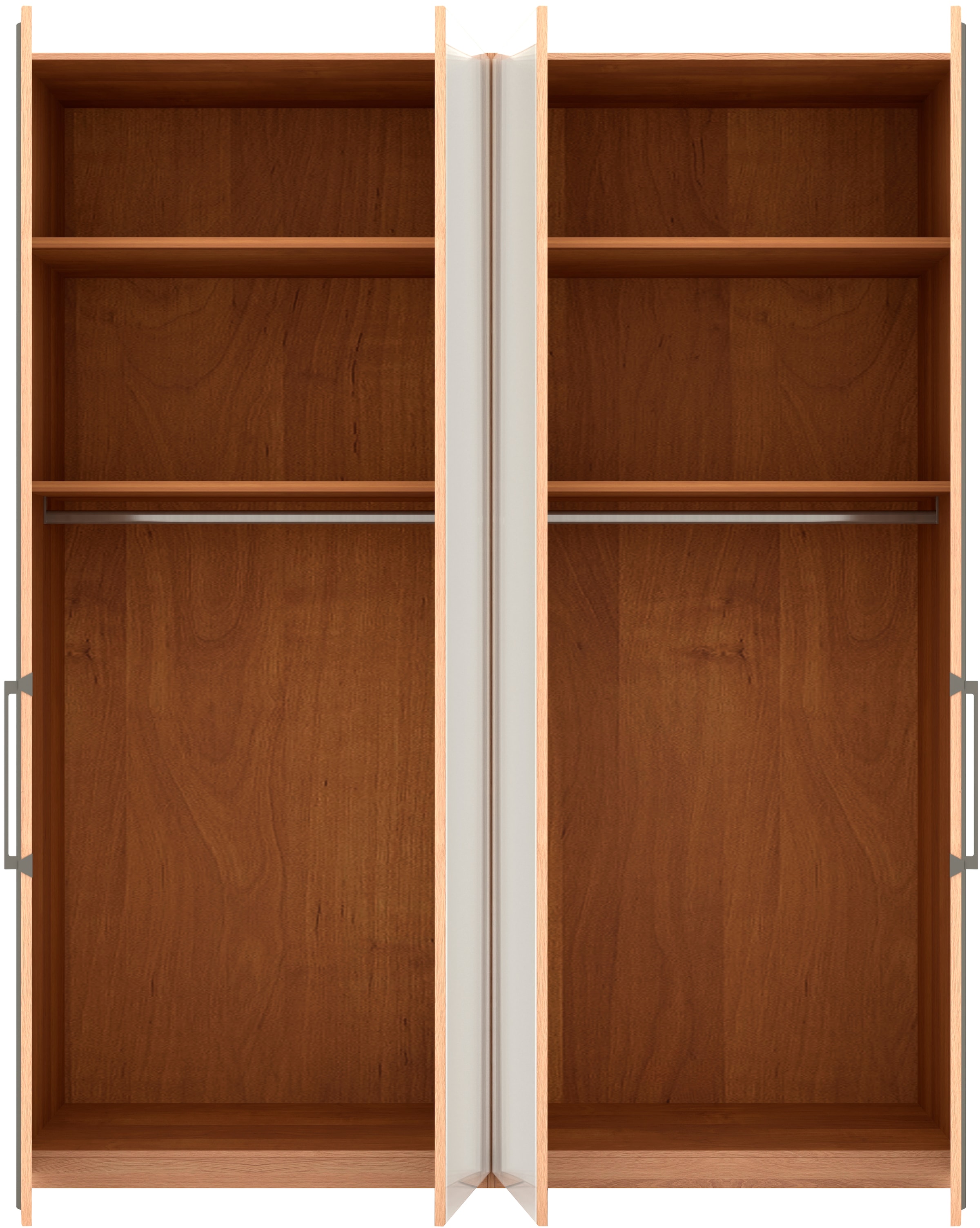 Musterring Drehtürenschrank »Sorrent, Kleiderschrank, Schrank, teilmassiv Eiche«, (mit Türdämpfern, in 5 Breiten & 2 Höhen, extra Böden, MADE IN GERMANY), Türen Eiche massiv oder als Parsol-Bronze-Spiegel, verschiedene Maße