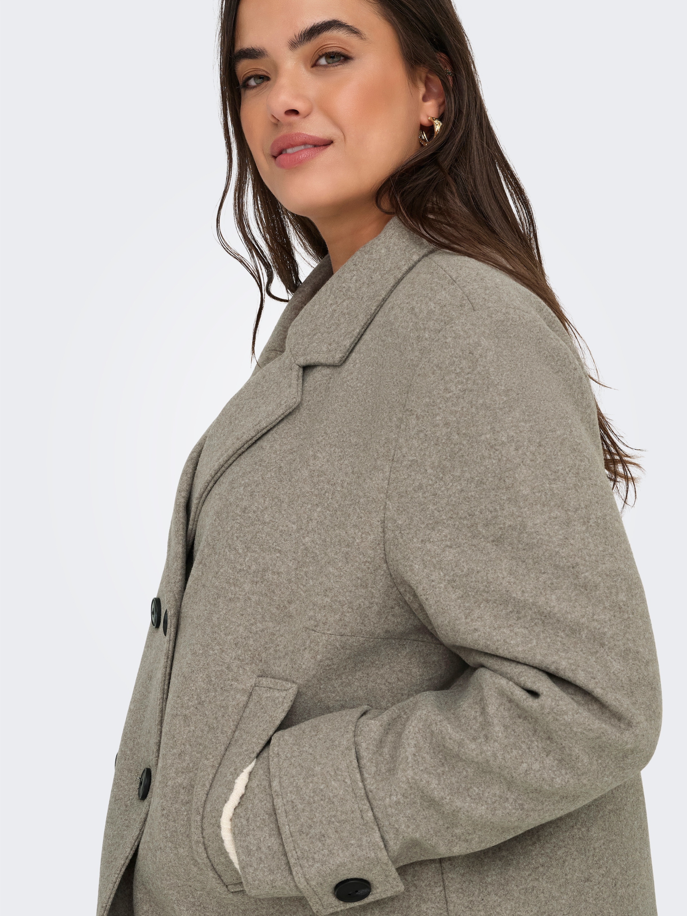 ONLY CARMAKOMA Kurzjacke »CARFREJA LIFE SHORT DB JACKET OTW NOOS«