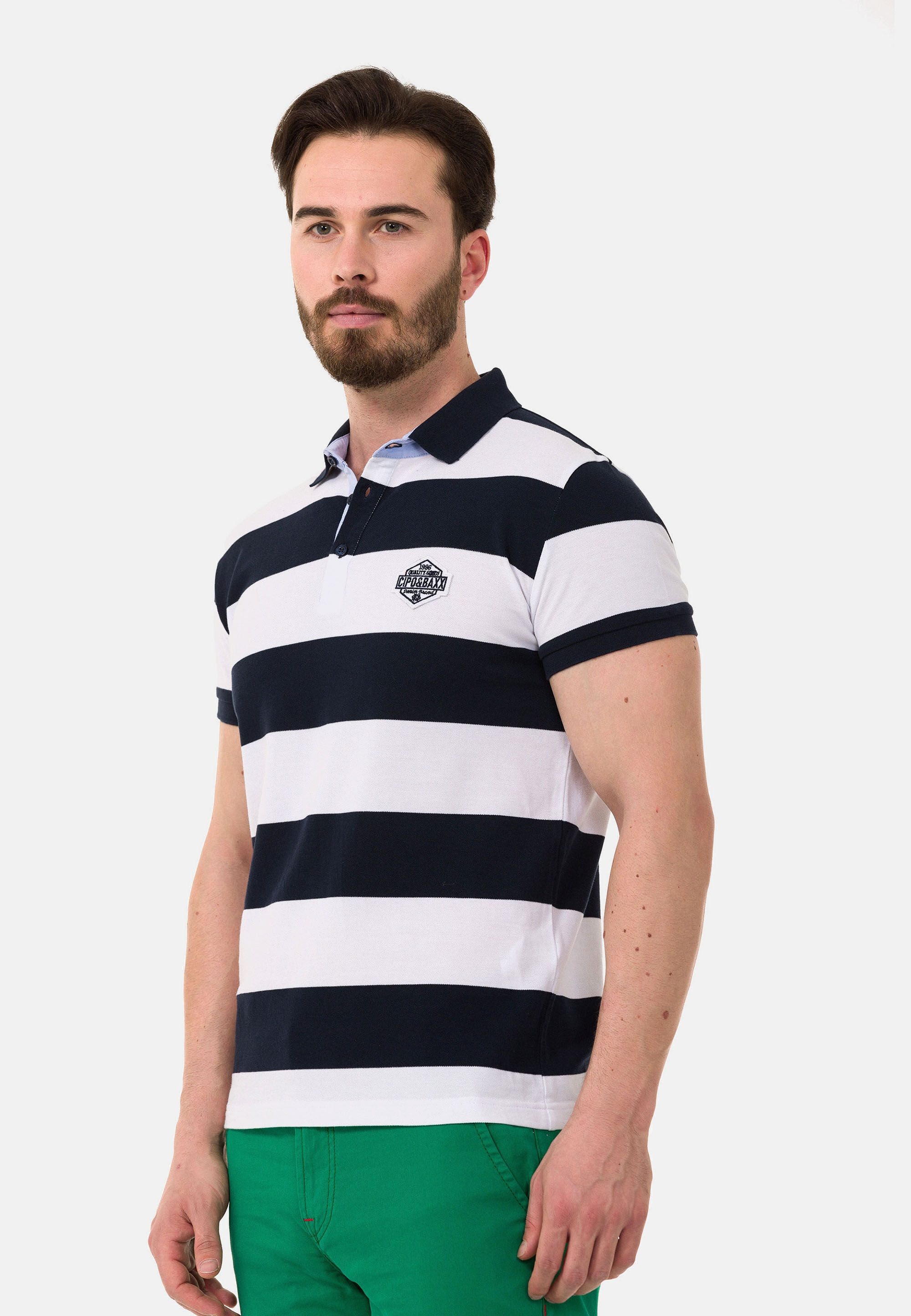 Cipo & Baxx T-Shirt »CT741« gerade geschnitten
