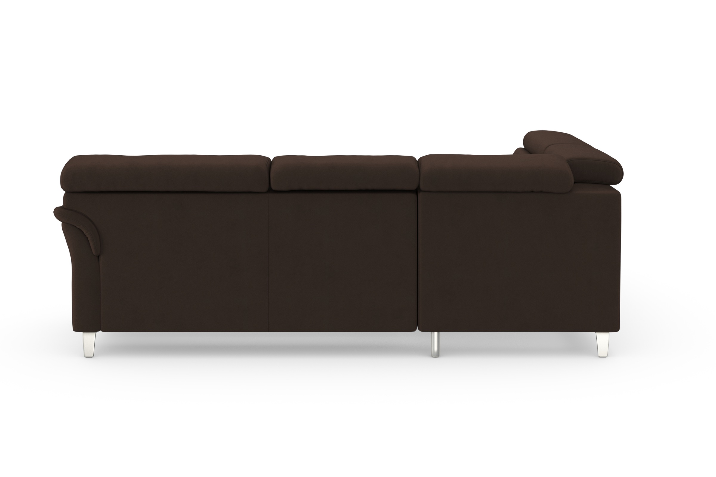 Sit & More Marano L-Shape Sofa Dark Brown 9