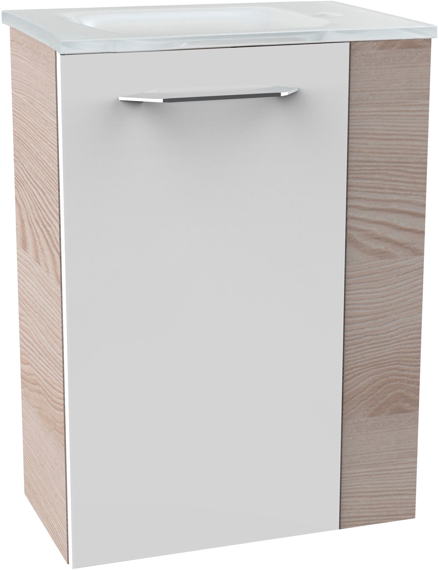 FACKELMANN Waschtisch "SBC" Set, bestehend aus Becken und Unterbau, Breite ca. 45 cm
