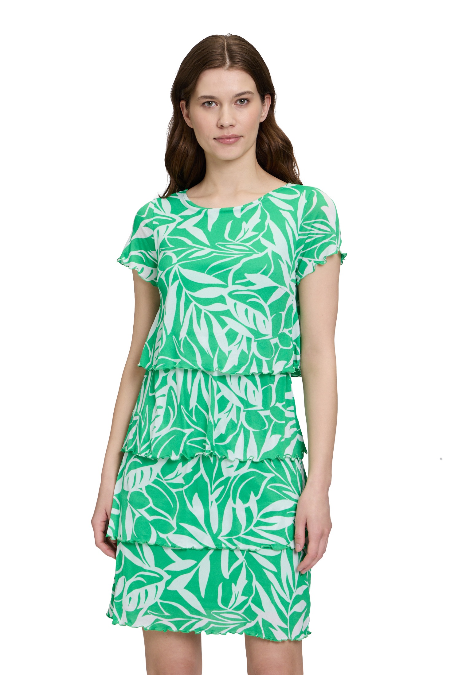 Betty Barclay Sommerkleid "Damen Stufenkleid mit U-Boot-Ausschnitt" Ohne Ta günstig online kaufen