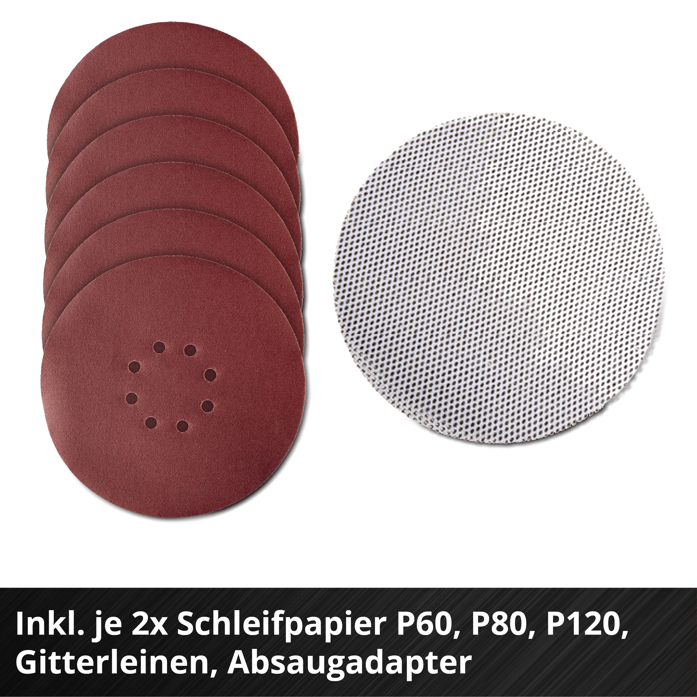 Einhell Trockenbauschleifer »TP-DW 18/225 Li - Solo«, (7 tlg.), inkl. Koffer für universelle Aufbewahrung von Werkzeug und Zubehör