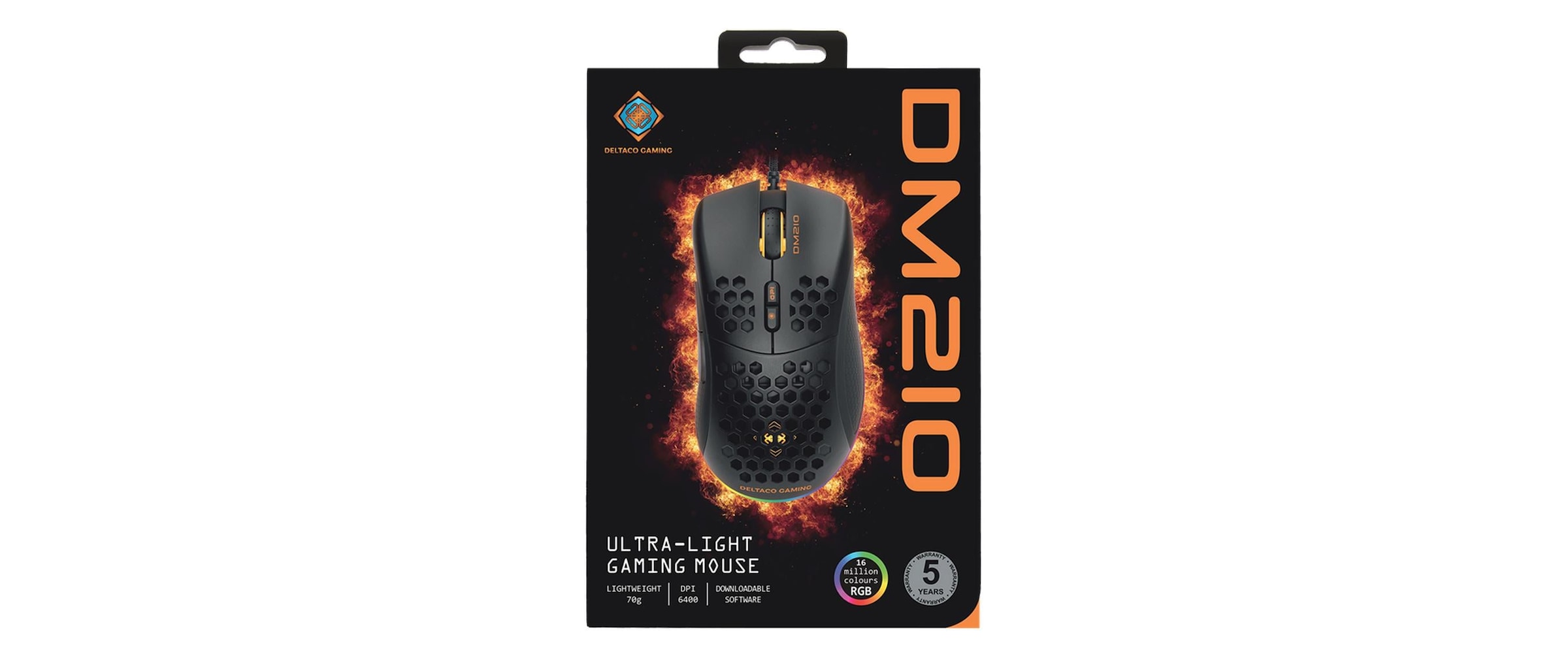 DELTACO Gaming-Maus »DM210« kabelgebunden