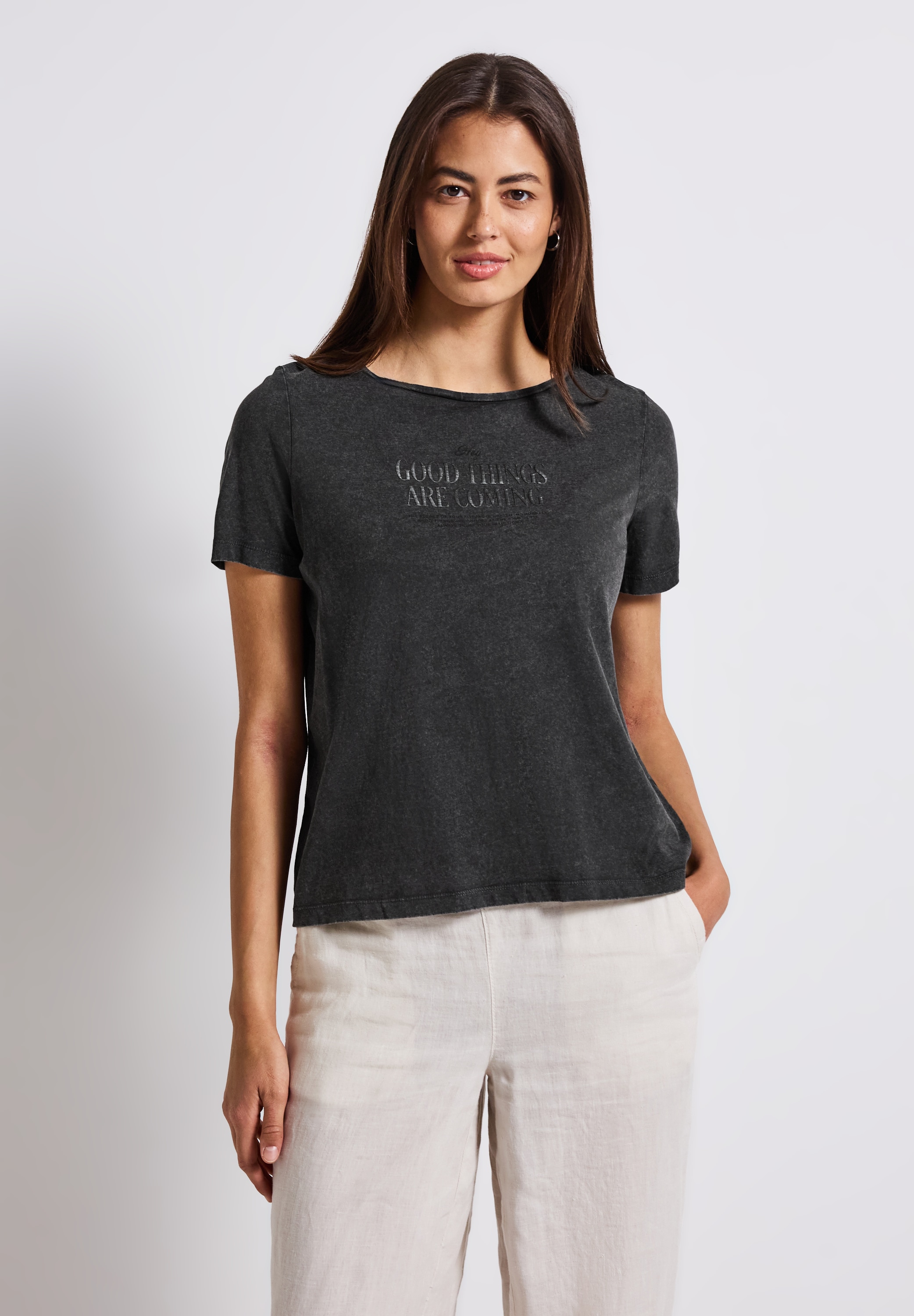 STREET ONE T-Shirt, mit Wording günstig online kaufen