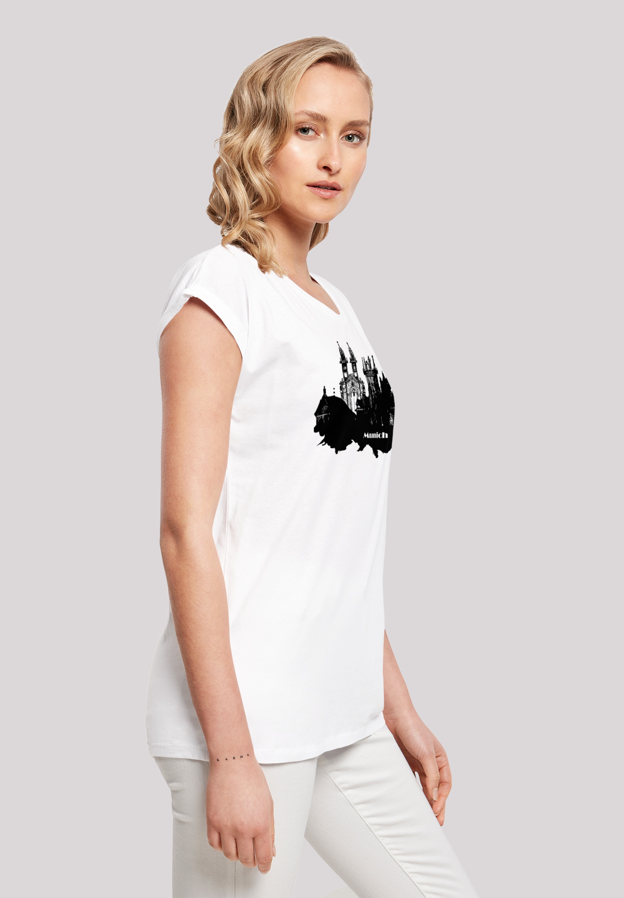 bestellen Munich BAUR Print T-Shirt - | F4NT4STIC für »Cities skyline«, Collection