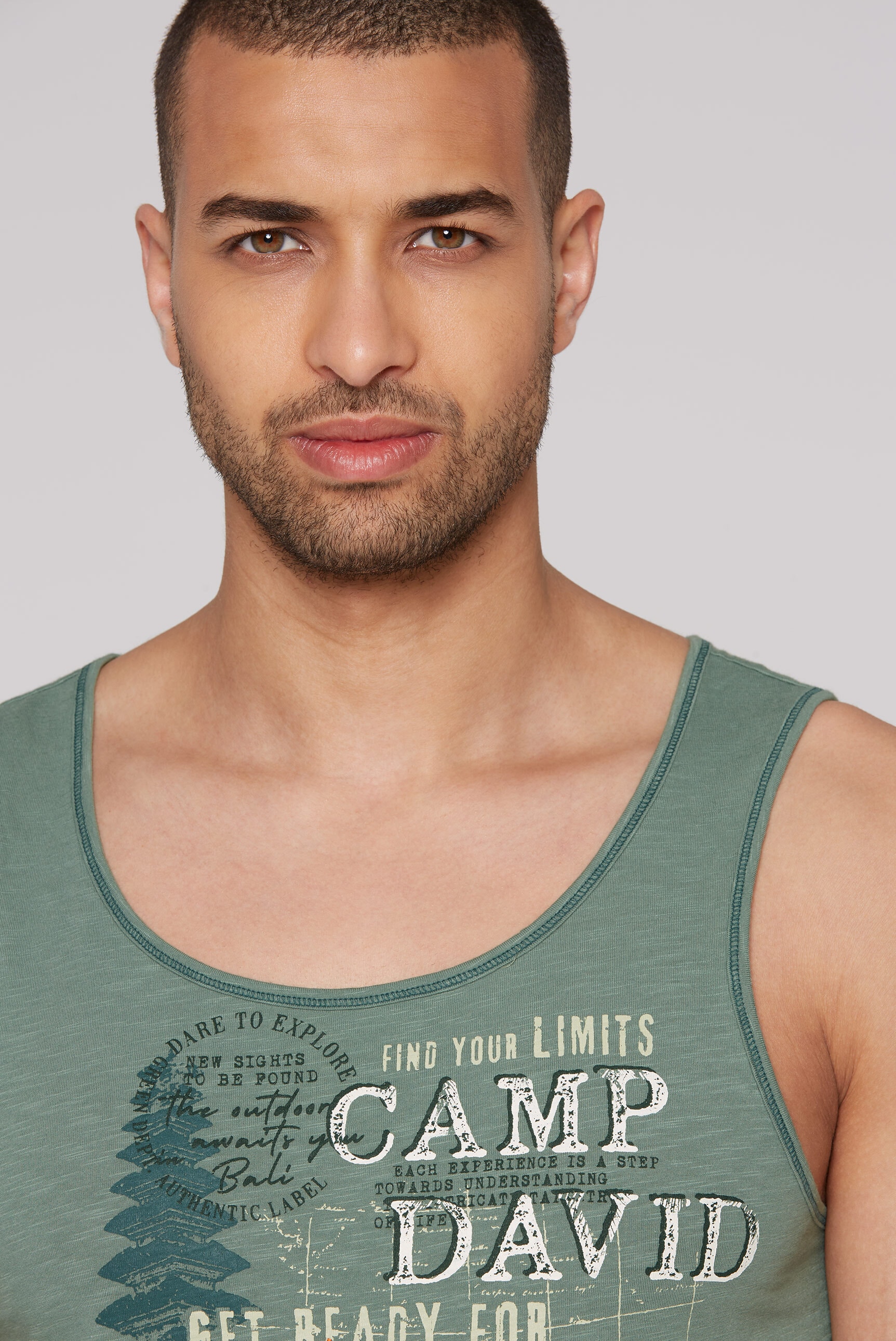CAMP DAVID Tanktop, aus Baumwolle