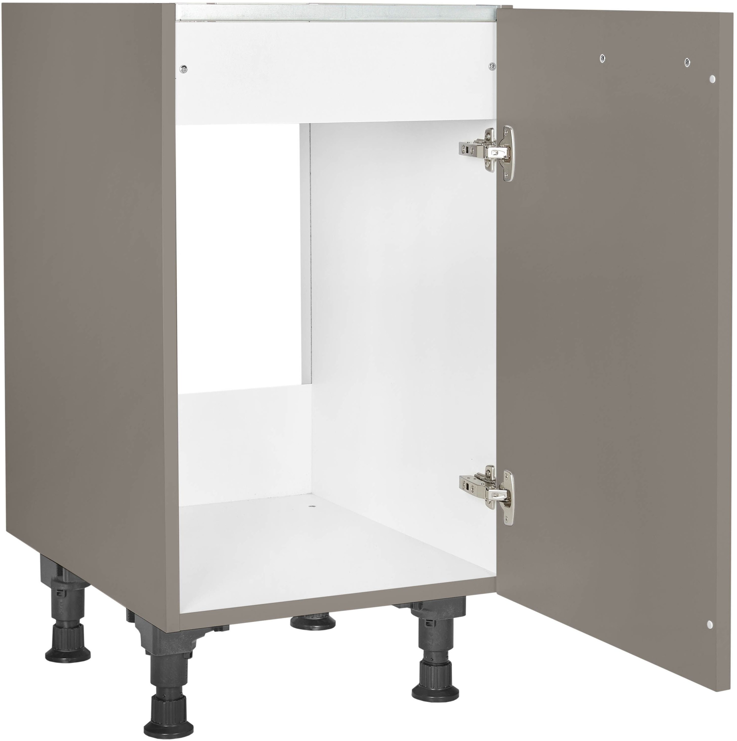 nobilia Spülenschrank ""Laser", Ausrichtung wählbar, vormontiert, in den Br günstig online kaufen