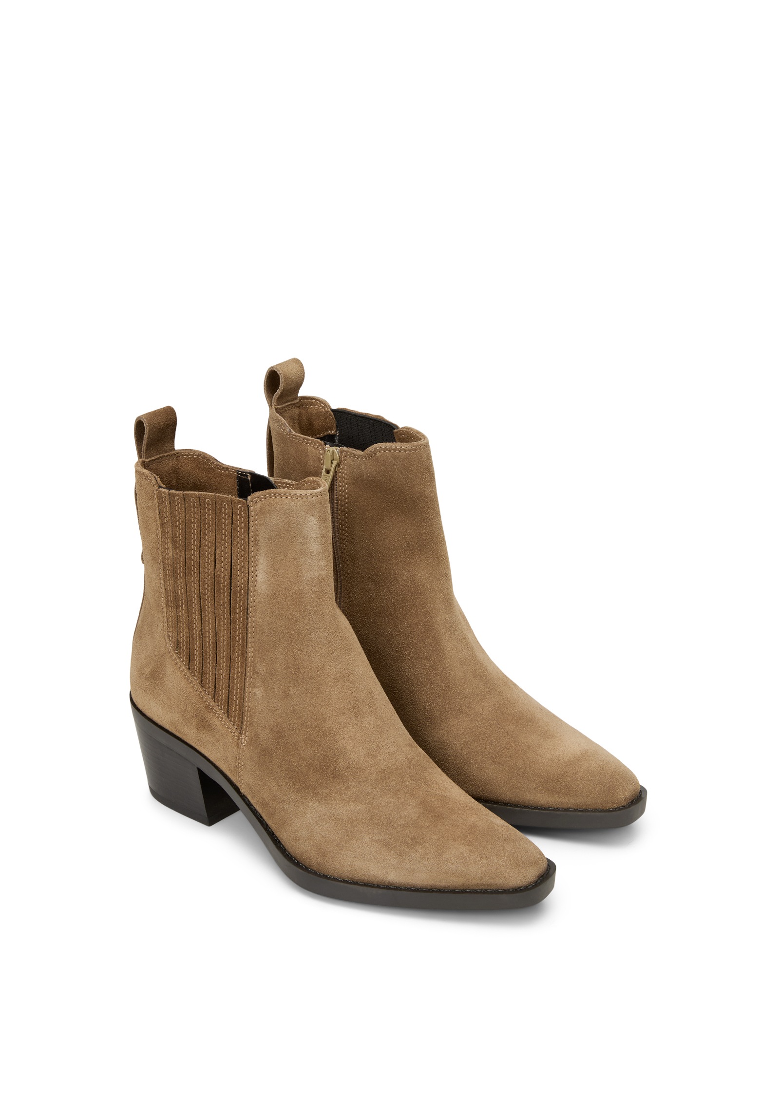 Marc OPolo Westernstiefelette "LUNA" Chelseaboots, Blockabsatz, mit Reißver günstig online kaufen