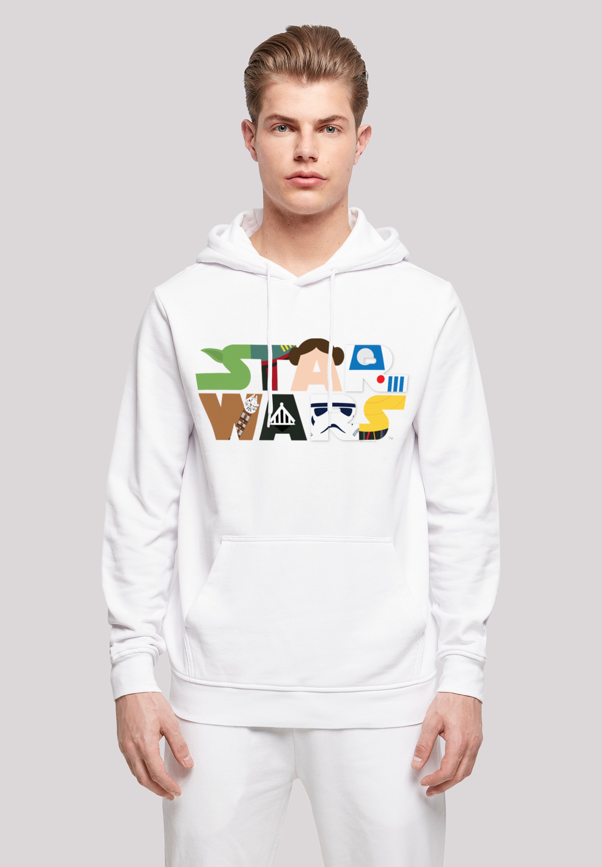 F4NT4STIC Kapuzenpullover "Star Wars Character Logo", Print