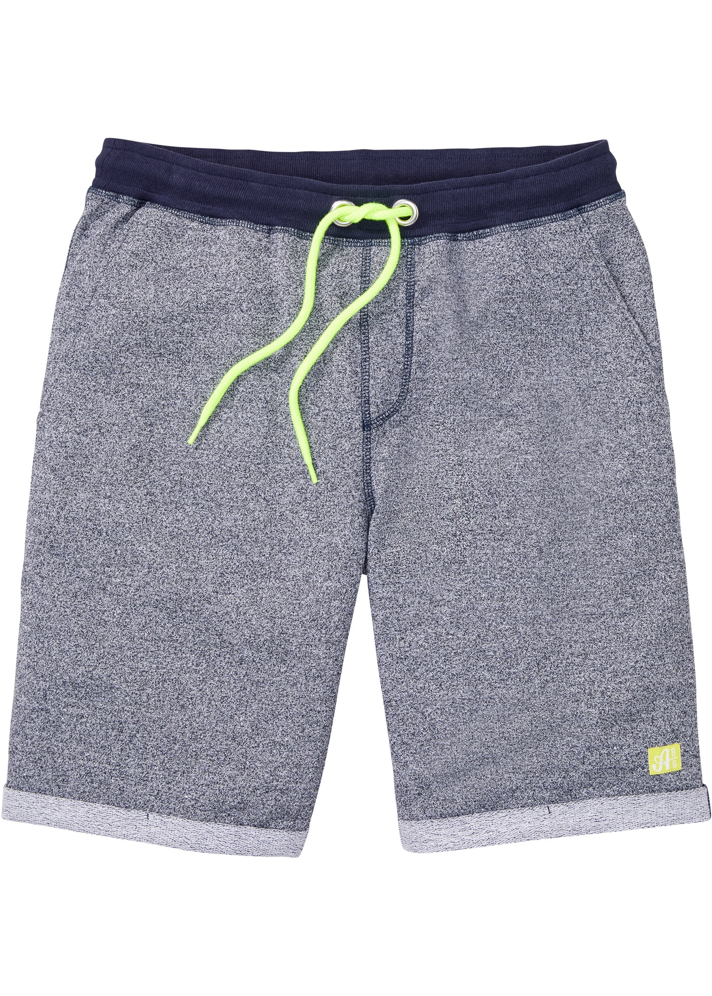 bonprix Sweatbermudas  aus Baumwolle und Polyester, Regular Fit, mit Print-Design