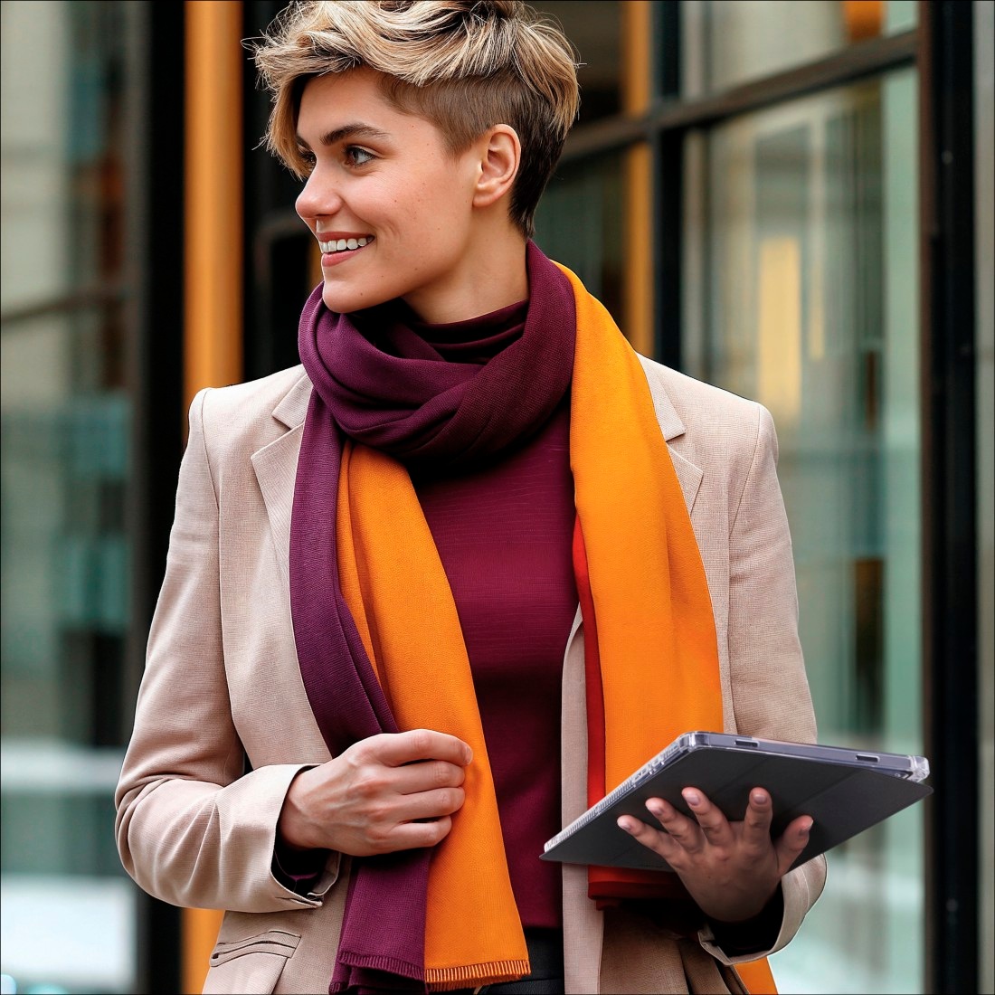 Hama Tablet-Hülle »Tablet-Hülle für Galaxy Tab A11+/A9+ 11", stoßfest, transparent« Samsung Galaxy Tab A11+ | Samsung Galaxy Tab A9+ D3O®-Schutz, kratzfest, Stiftfach, Kameraschutz, Standfunktion