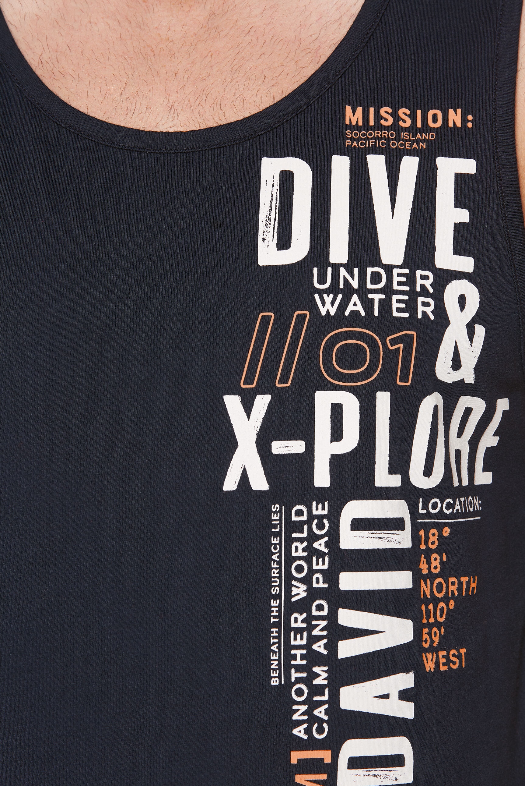 CAMP DAVID Tanktop, aus Baumwolle