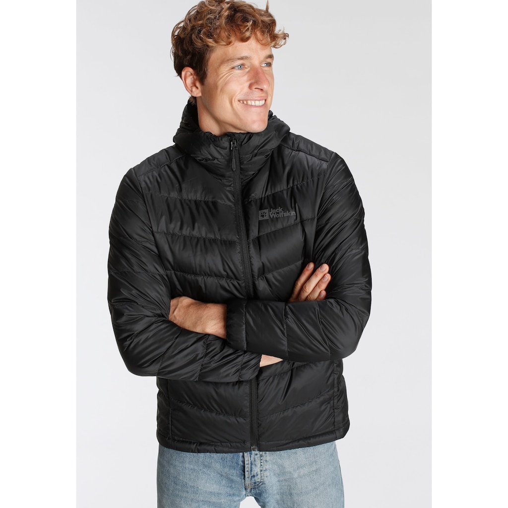 Jack Wolfskin Daunenjacke »HOLLENBERG«, mit Kapuze