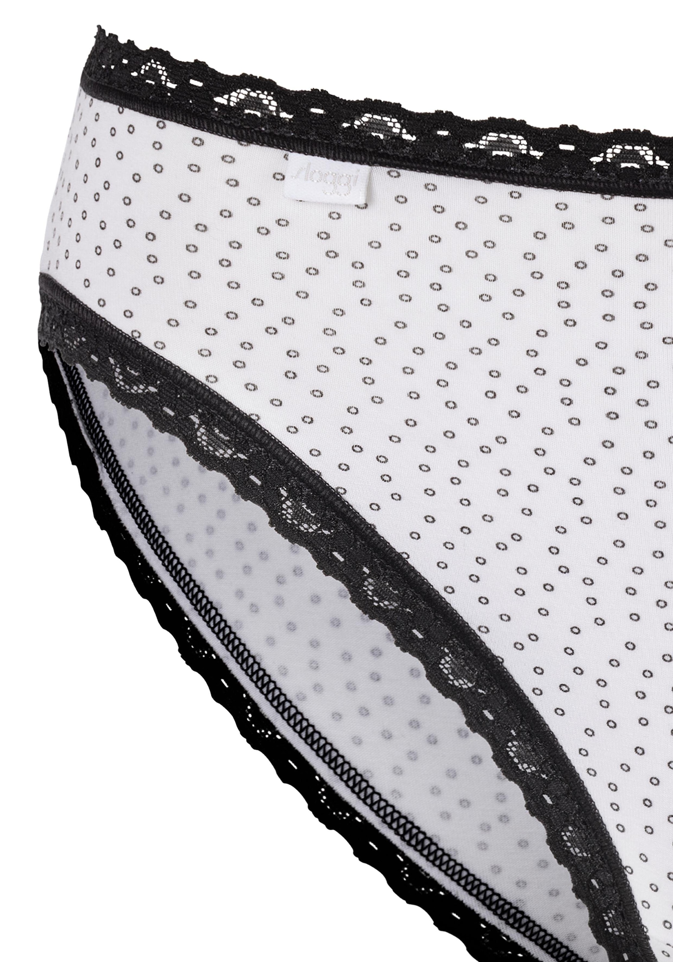 sloggi Slip »24/7 Weekend Tai C3P«, (3er Pack), mit flachen Spitzen-Kanten