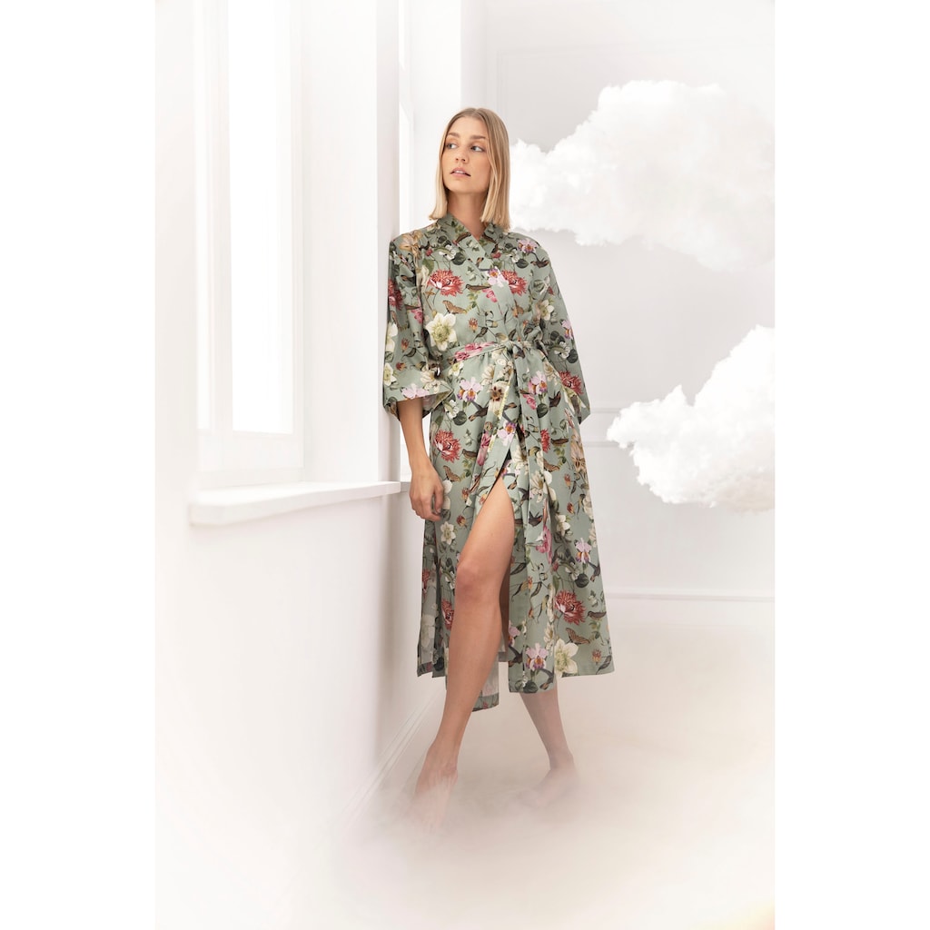 TRAUMSTOFF ESTELLA Kimono »JUNO«, (Packung, 1 St., mit Gürtel)