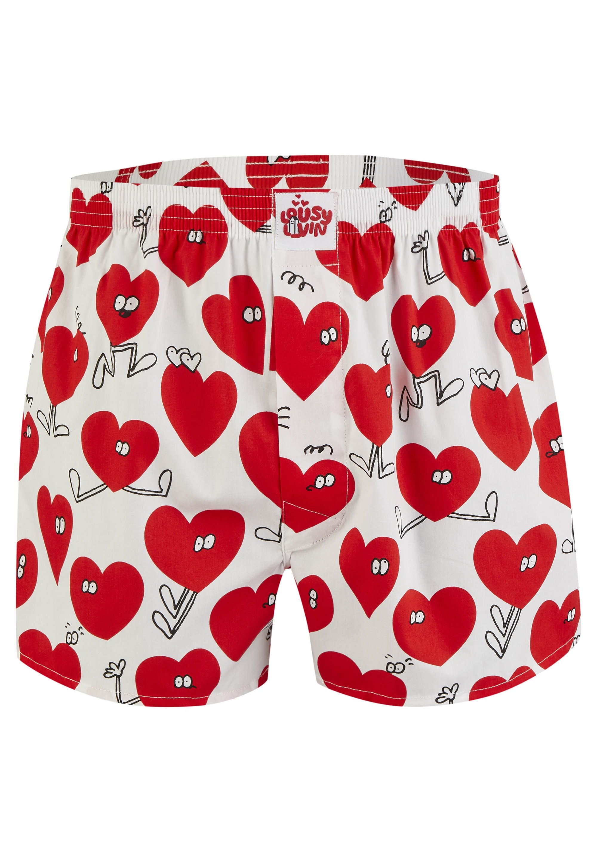 Lousy Livin Boxershorts »Rose & Valentines« im praktischen 2er-Pack